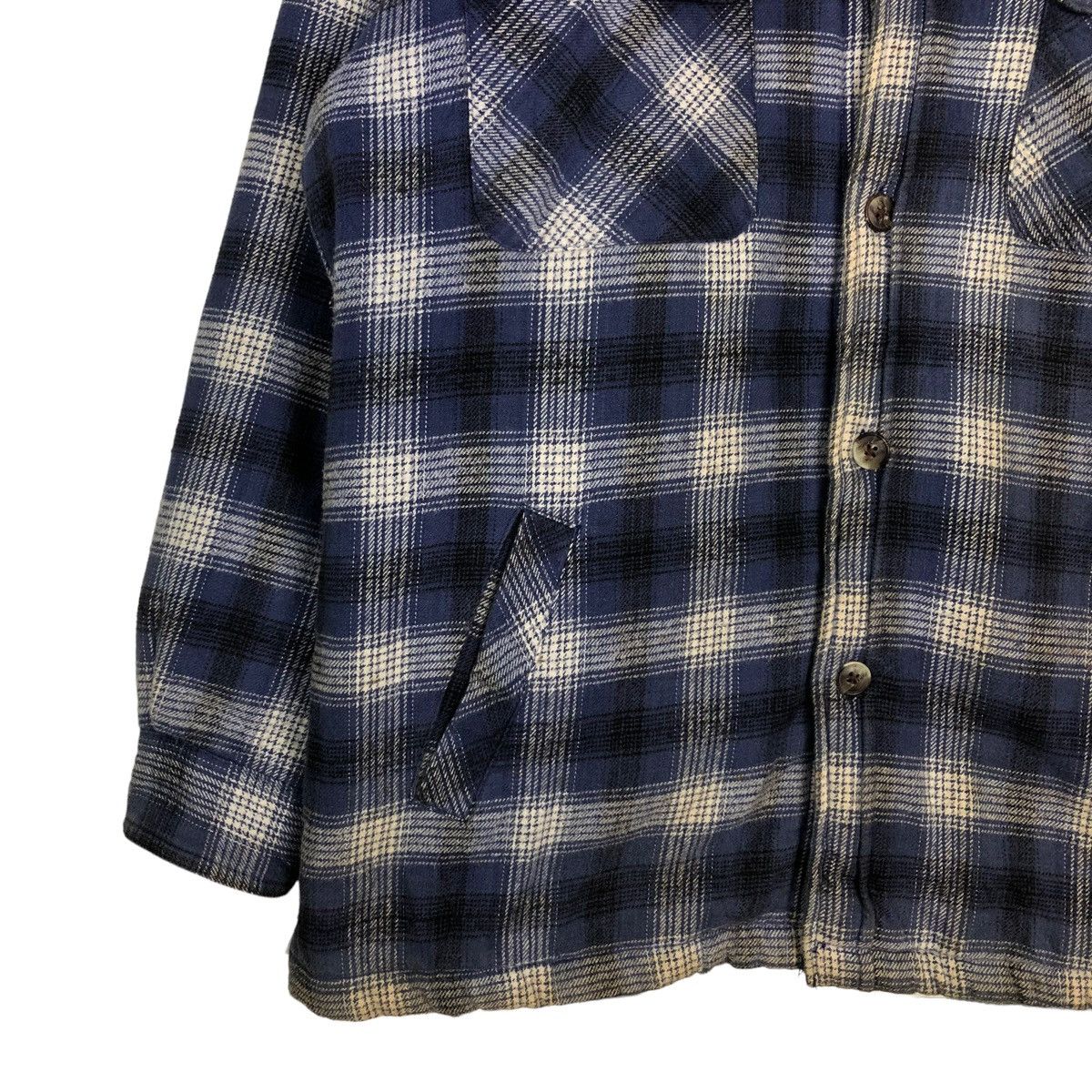 Flannel 🔥VINTAGE WOOL FLANNEL JACKET TARTAN DESIGN RALPH ETON Size US M / EU 48-50 / 2 - 4 Thumbnail