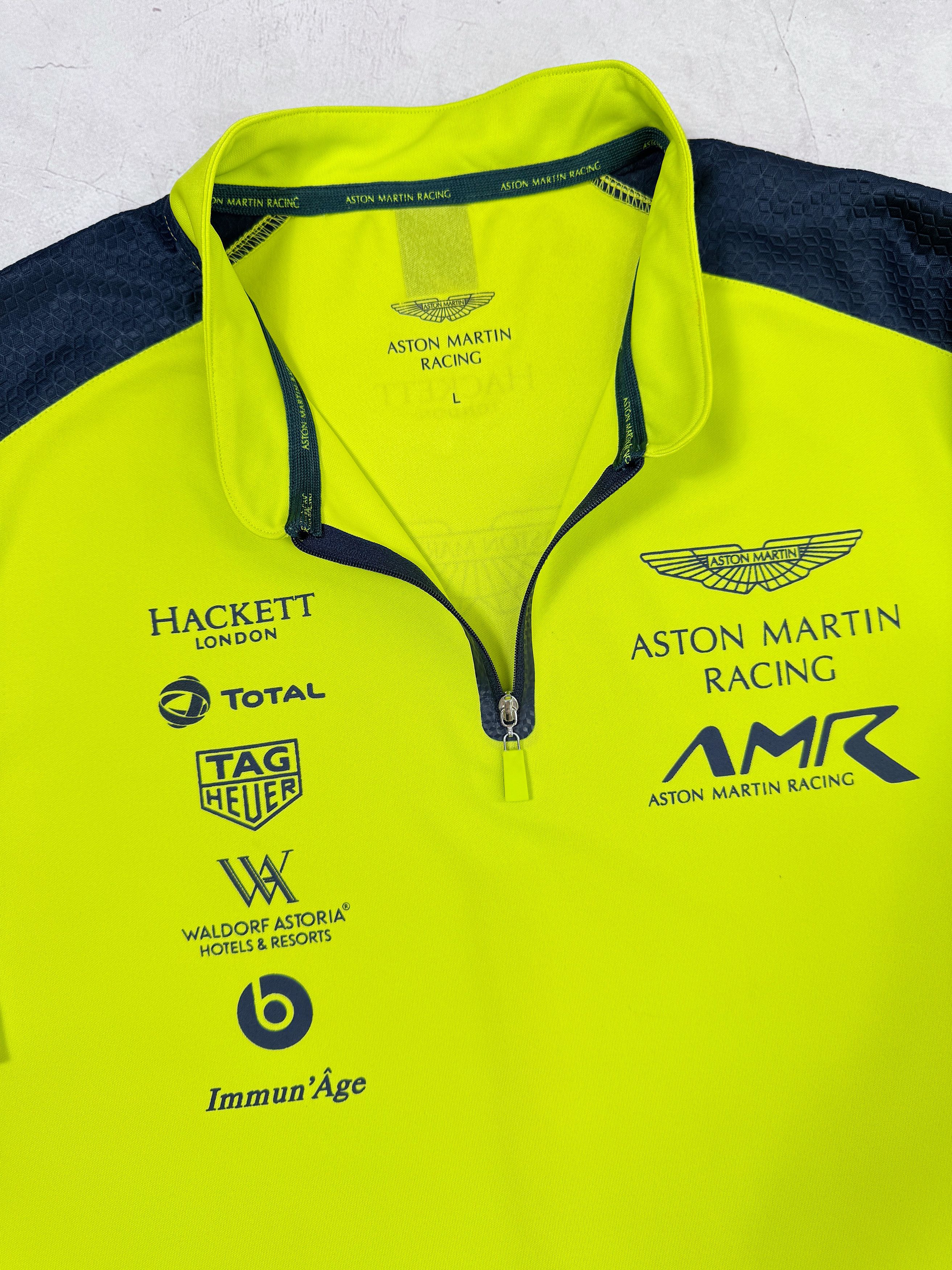 Hackett Aston Martin Racing F1 Team Polo T-Shirt by Hacket London Size US L / EU 52-54 / 3 - 3 Thumbnail