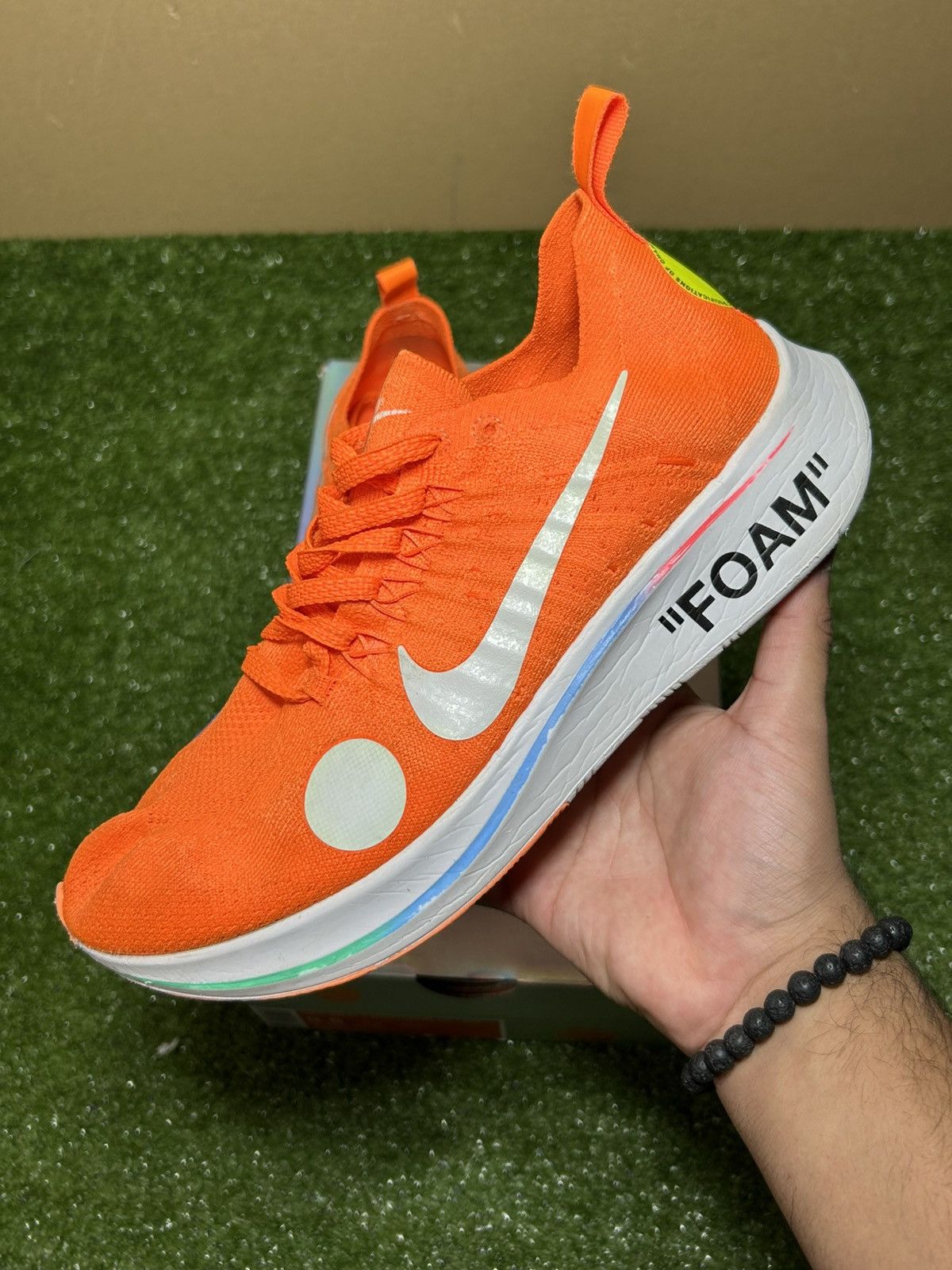 Nike × Off-White Nike zoom mercurial off-white total orange Size US 8.5 / EU 41-42 - 2 Thumbnail