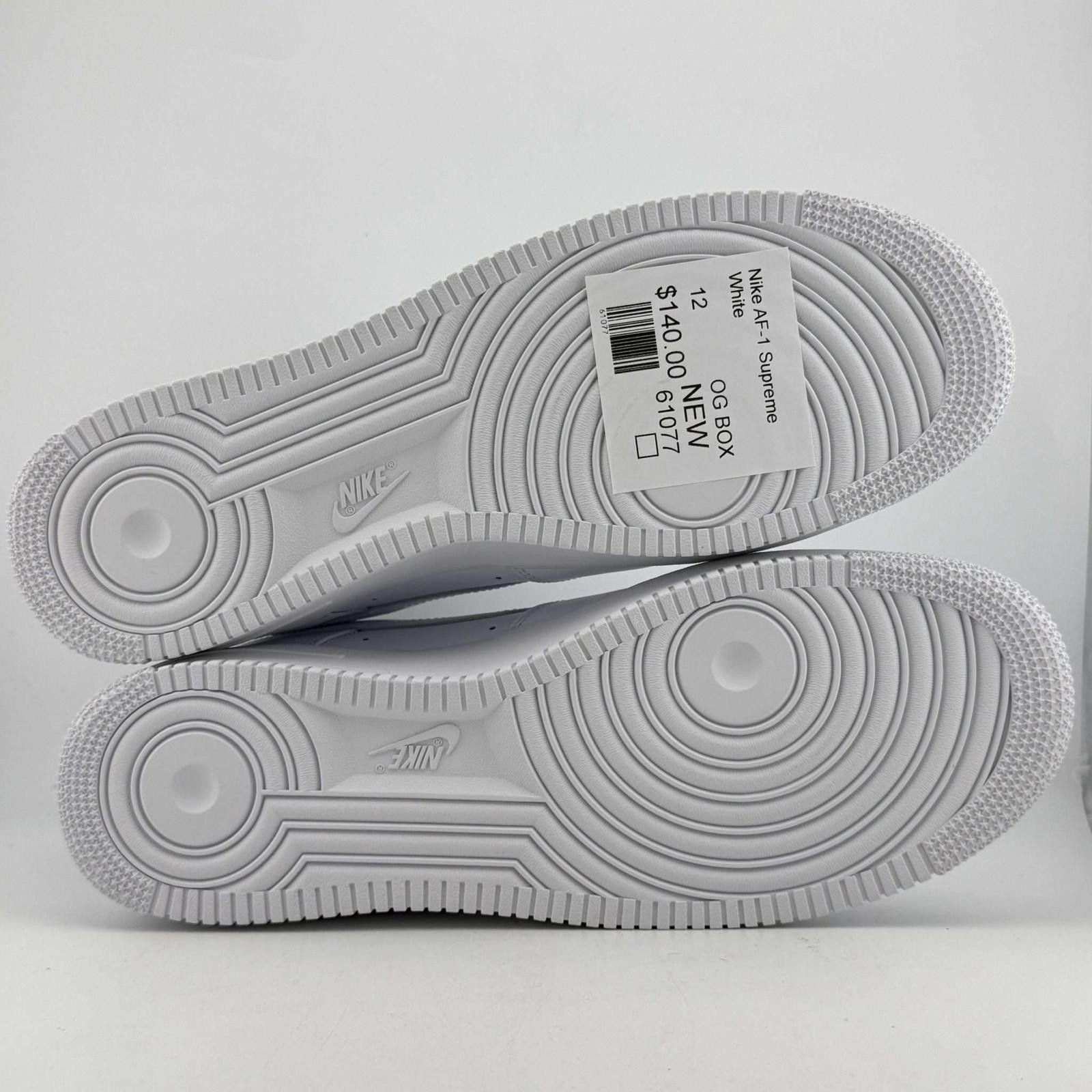 Nike Nike AF-1 Supreme White OG Box 12 New Size US 12 / EU 45 - 6 Thumbnail