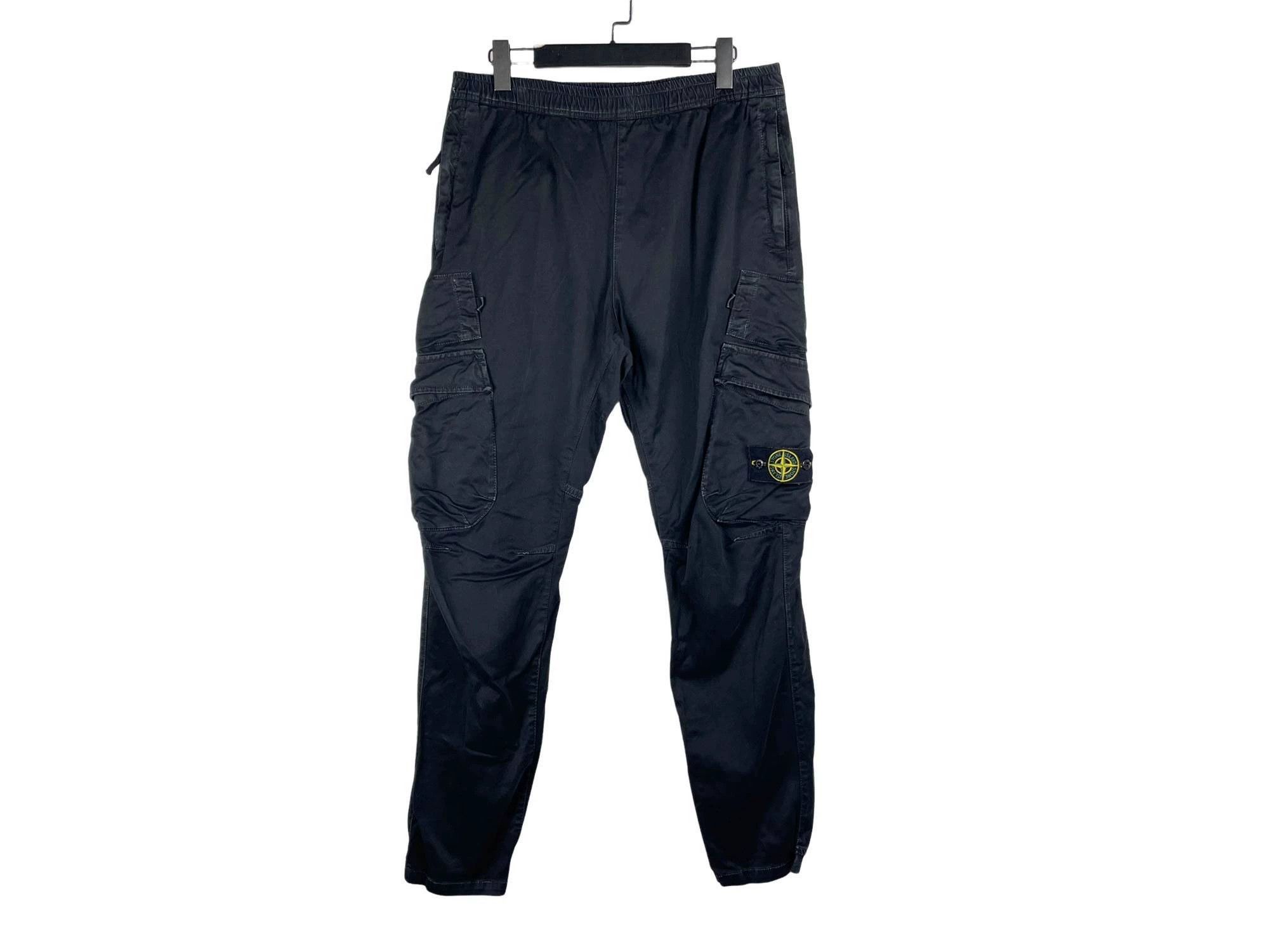 Stone Island Stone Island 02276 Badge Pocket Washed Cargo Pants Size US 36 / EU 52 - 1 Thumbnail