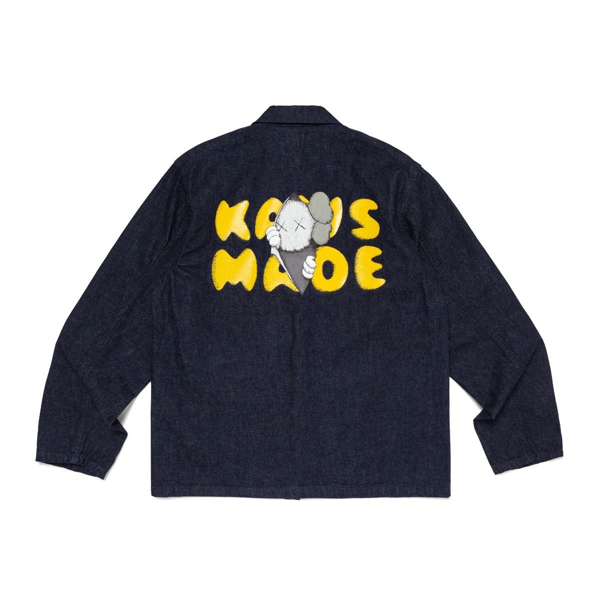 Human Made Human Made Kaws Denim Jacket Size ONE SIZE - 1 Thumbnail