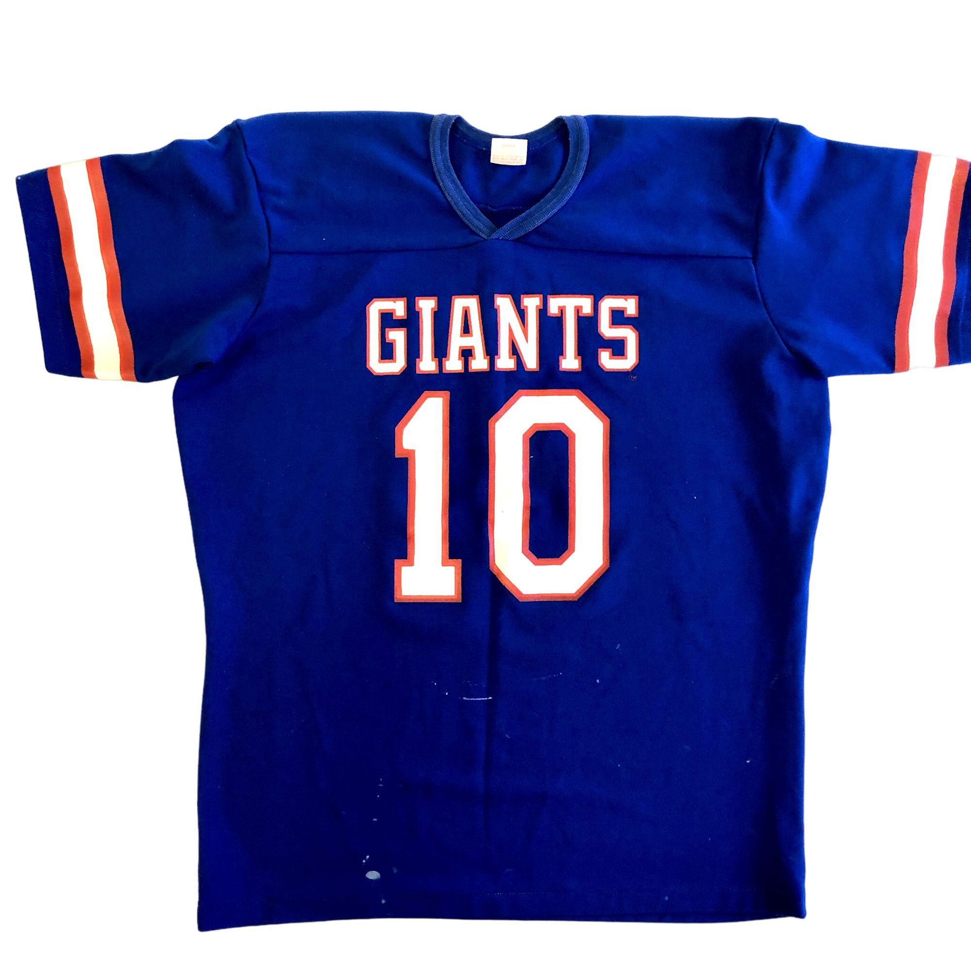 image of Unkwn 70's Rawlings New York Giants Brad Van Pelt 10 Nfl Jersey in Blue, Men's (Size XL)