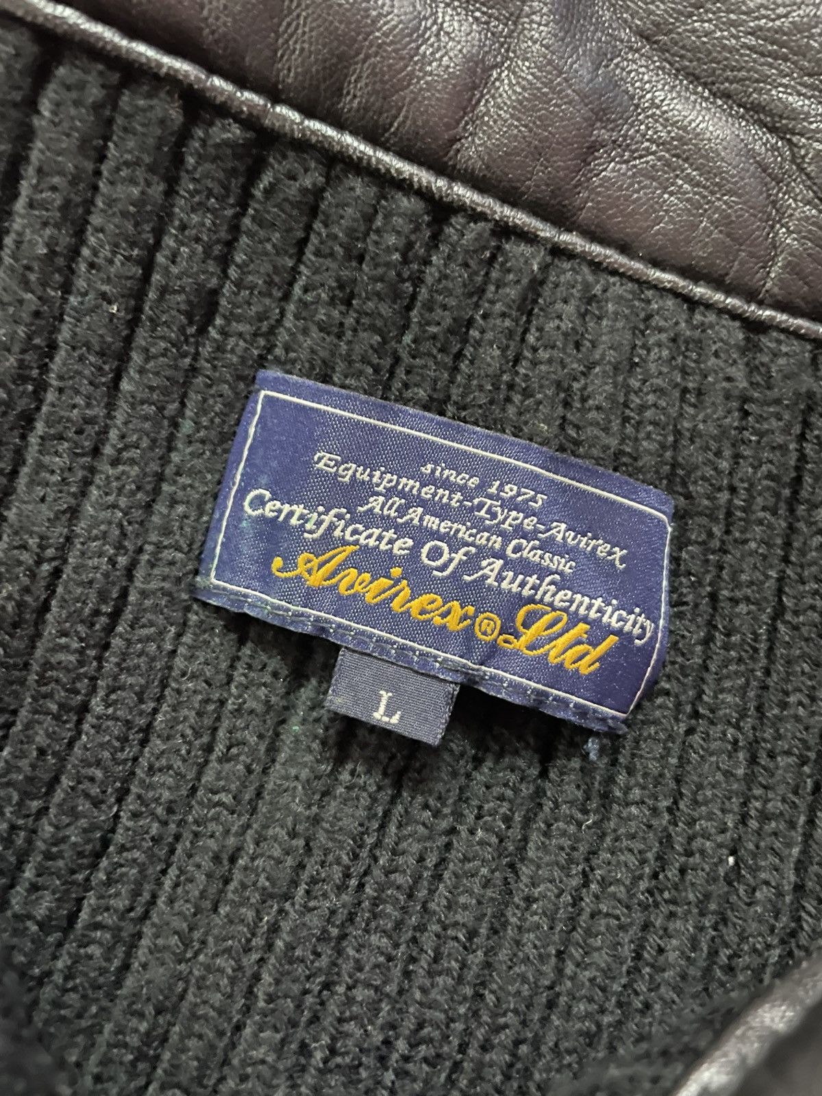 Avirex Avirex Fleece for Winter Leather Metarial Size US L / EU 52-54 / 3 - 4 Thumbnail
