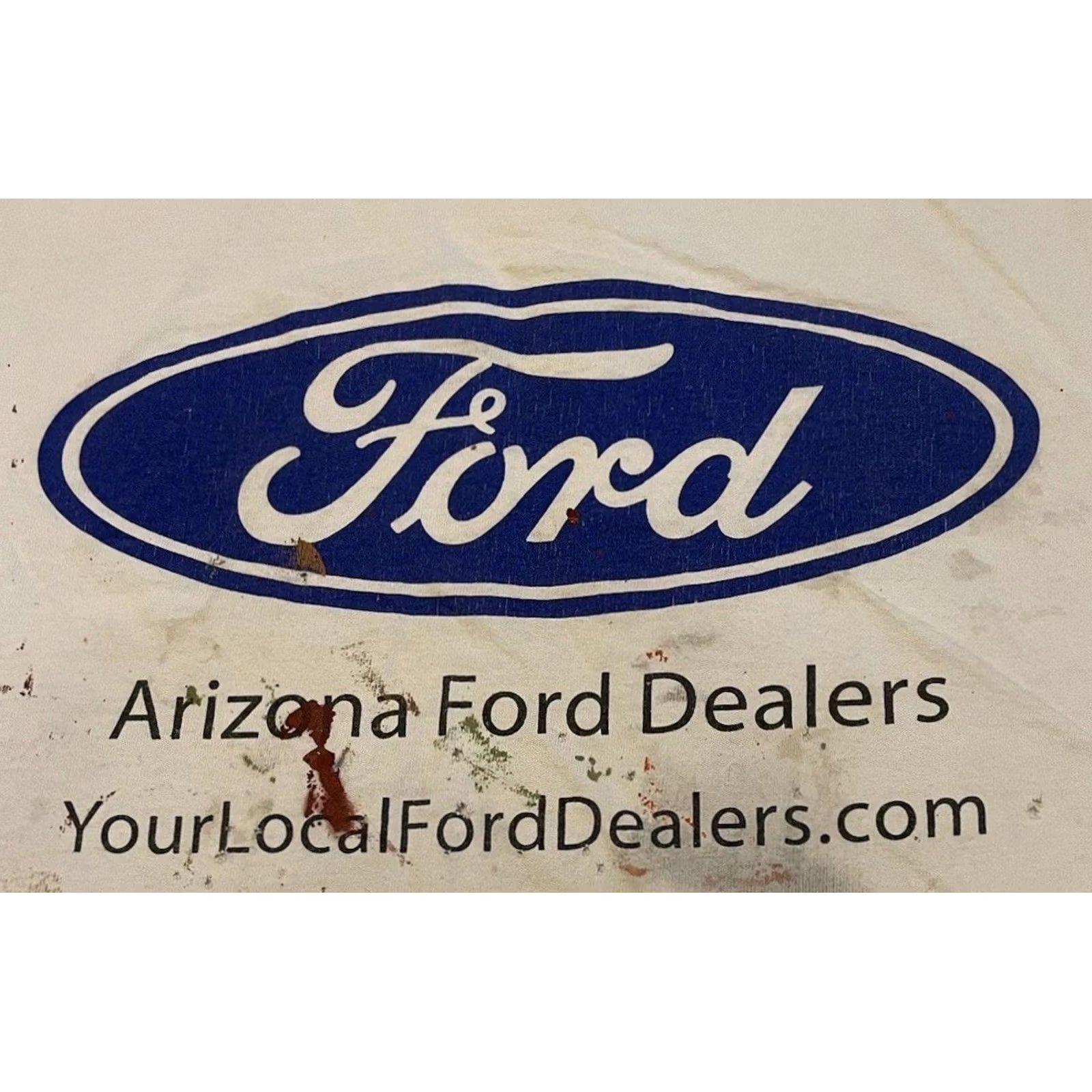 Ford VINTAGE Ford Thrashed Faded Distressed Paint Shirt L White NASCAR Grunge 90s Y2K Mens T-Shirt Racing Car Can-Am USA Size US L / EU 52-54 / 3 - 3 Thumbnail