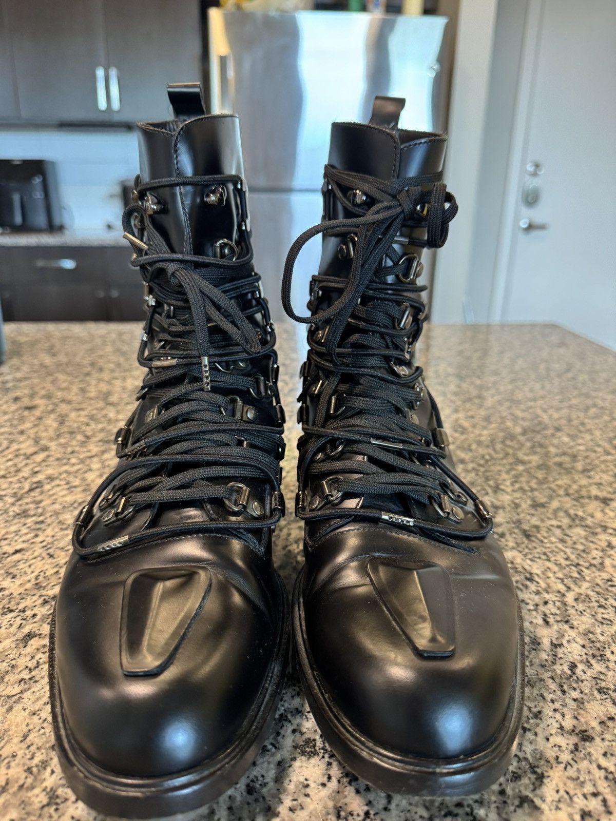 Raf Simons Raf Simons FW11 Multi-Lace Combat Boots EU40 Size US 7 / EU 40 - 5 Thumbnail