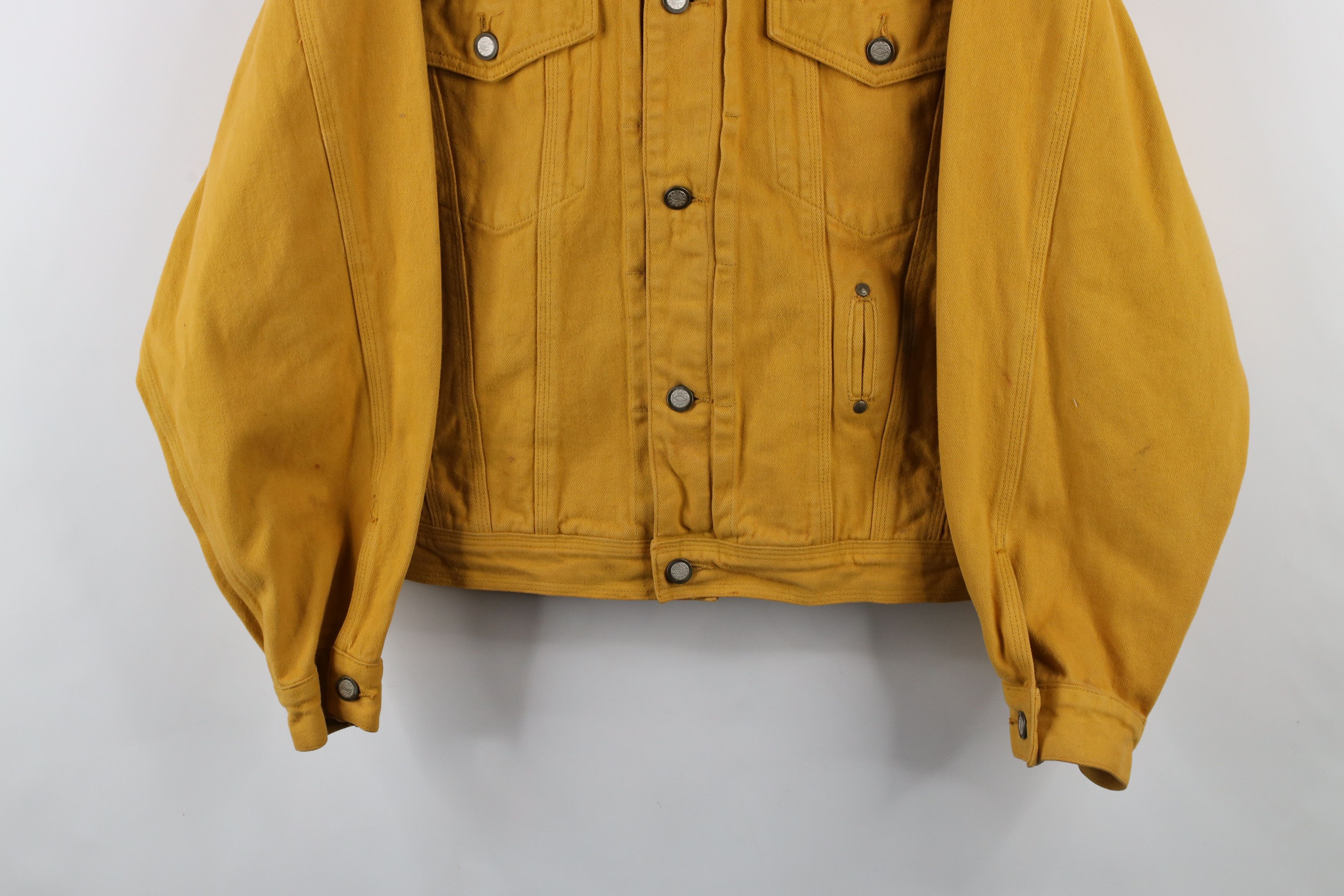 Vintage Vintage 90s Streetwear Pigment Dye Denim Trucker Jacket Size US M / EU 48-50 / 2 - 3 Thumbnail