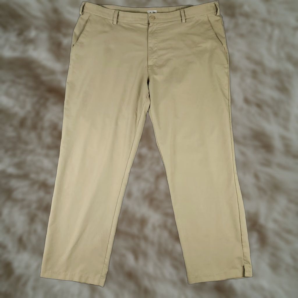 Adidas Adidas Pants Men Beige 40x30 Flat Front Chino Casual Golf Trousers Regular Size 40 Flat Front Beige Pants Adidas Chino Size US 40 / EU 56 - 1 Thumbnail