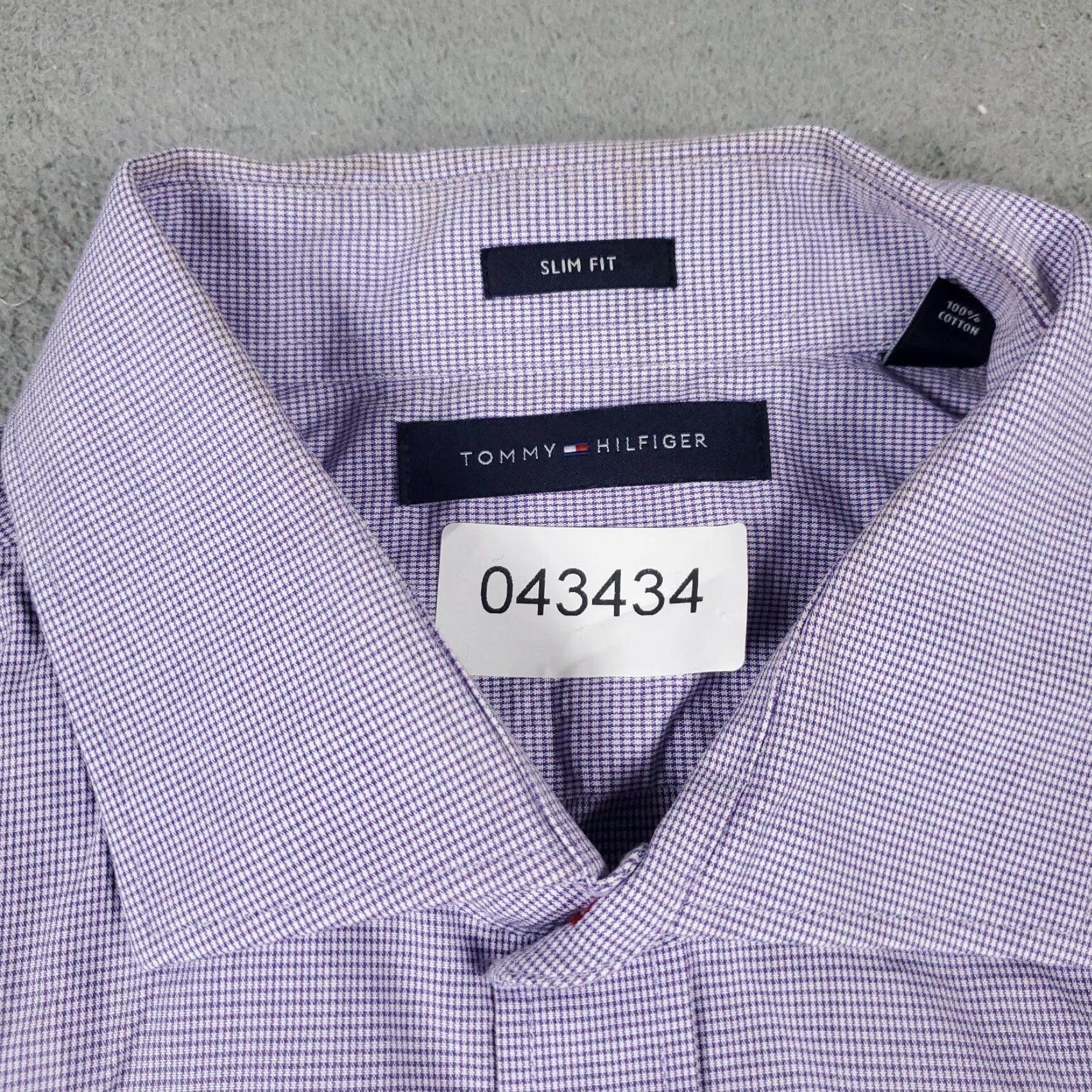 Tommy Hilfiger Tommy Hilfiger Shirt Mens Large Purple Casual Button Up Long Sleeve Size US L / EU 52-54 / 3 - 3 Thumbnail