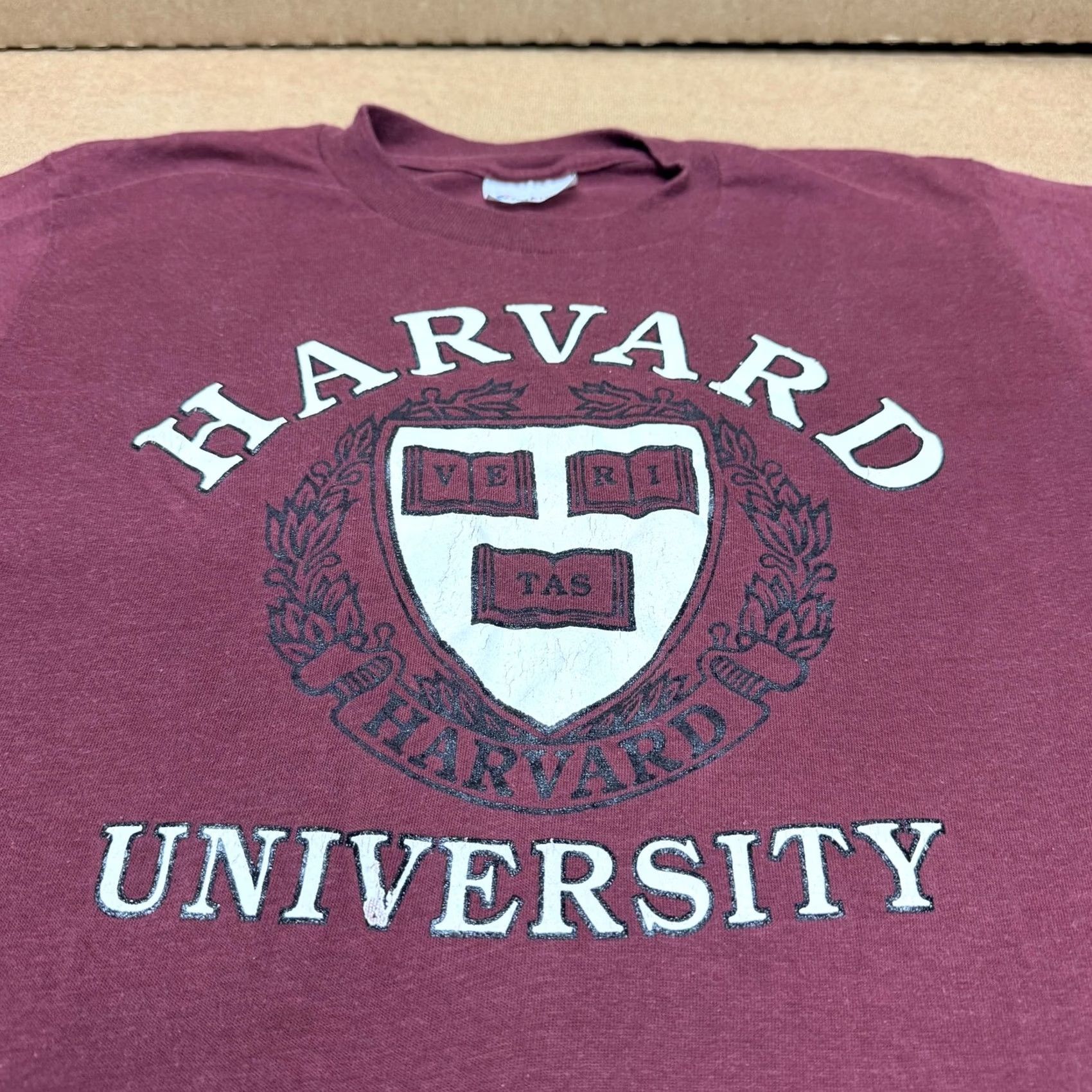 Vintage VINTAGE Harvard University Shirt Mens Small Red Stedman Graphic Tee USA 80s Size US S / EU 44-46 / 1 - 3 Thumbnail
