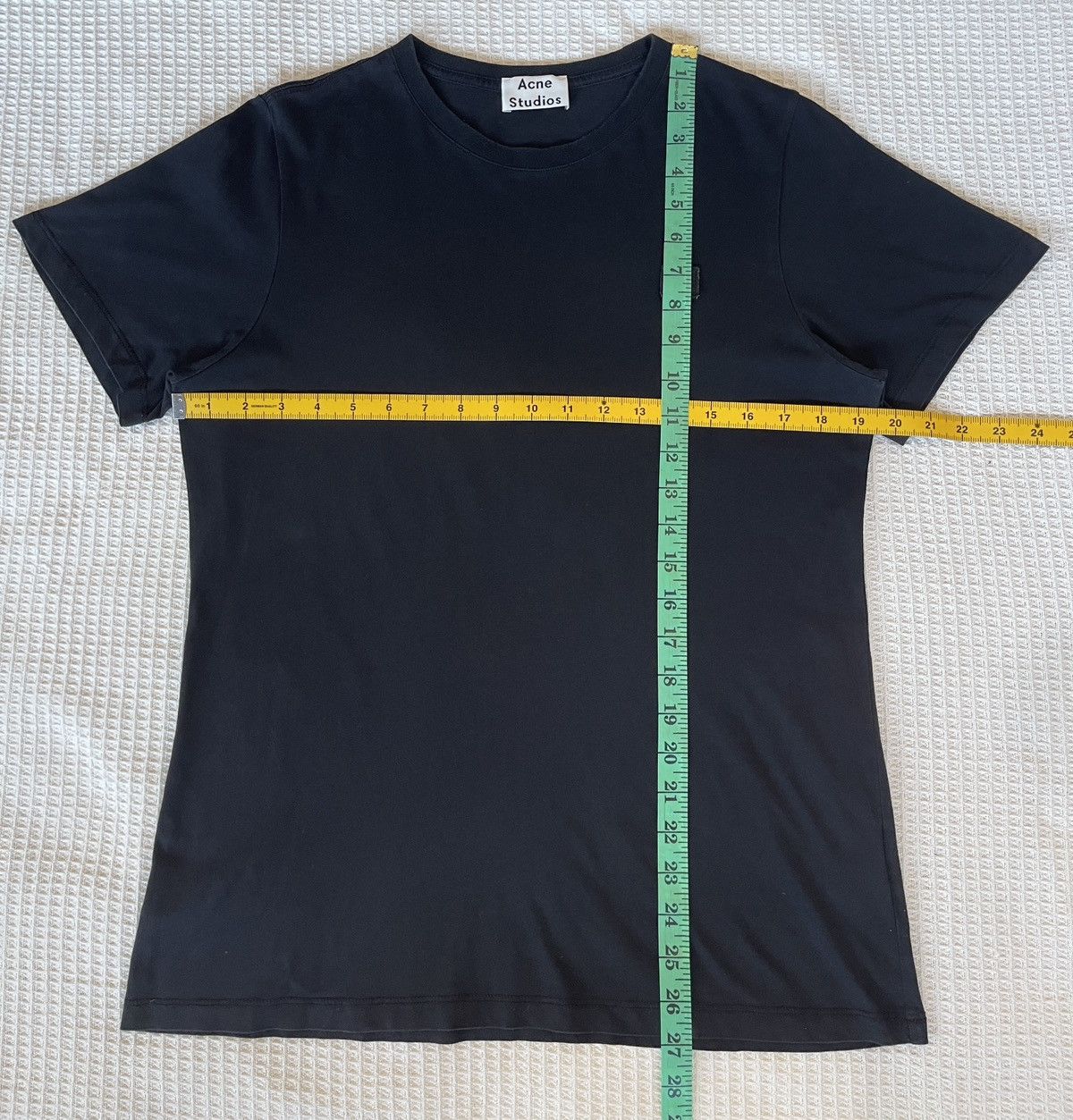 Acne Studios A/W’25🔥ACNE STUDIO🔥Logo Black Tshirt Designer Size US L / EU 52-54 / 3 - 4 Thumbnail