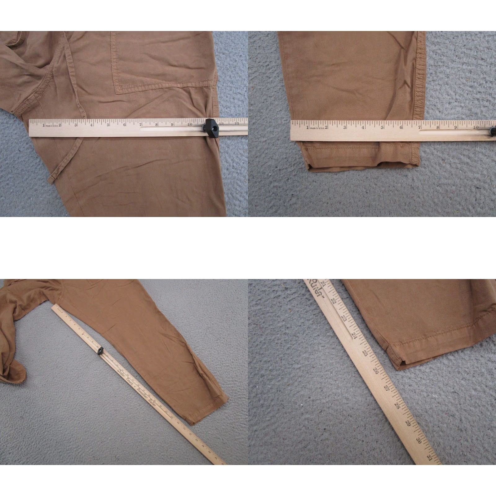 Sanctuary NWT Sanctuary Pants Women Travel Beige Lightweight Lyocell Size L New NWT Lyocell Pants Beige Sanctuary Women Travel Lightweight Size 36" / US 14 / IT 50 - 8 Thumbnail