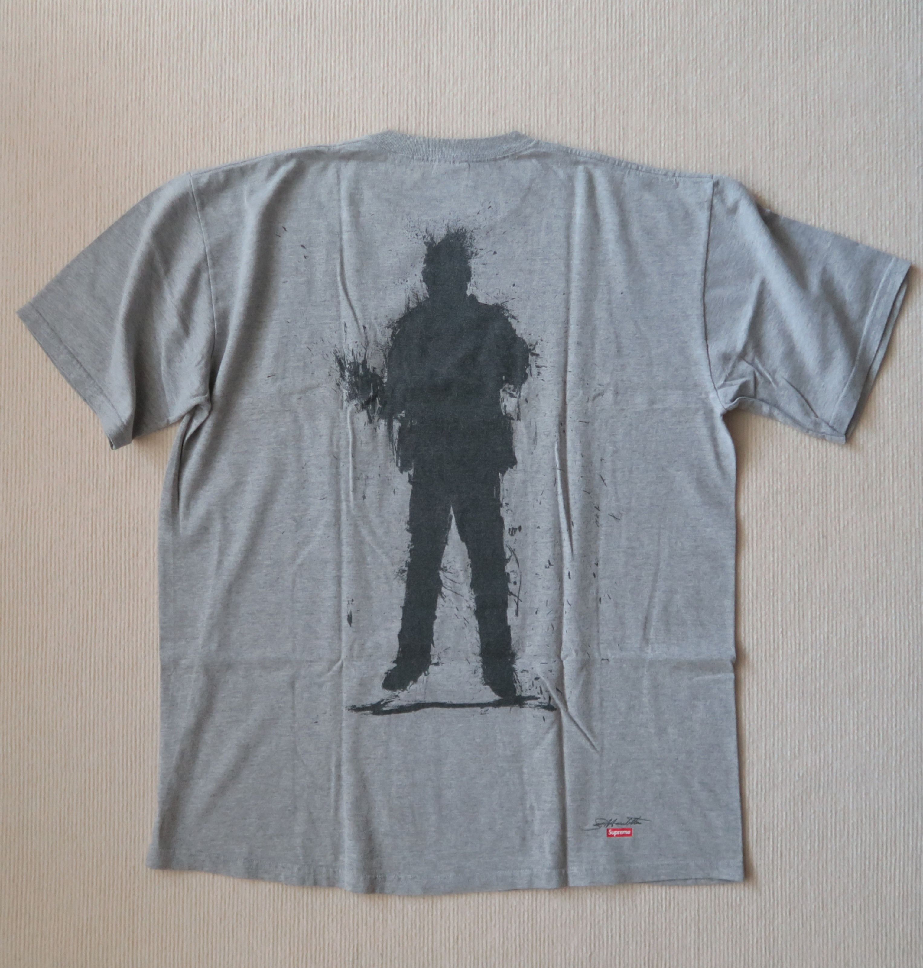Supreme Supreme Richard Hambleton Shadow Man Splattered T-Shirt Size US XL / EU 56 / 4 - 1 Thumbnail