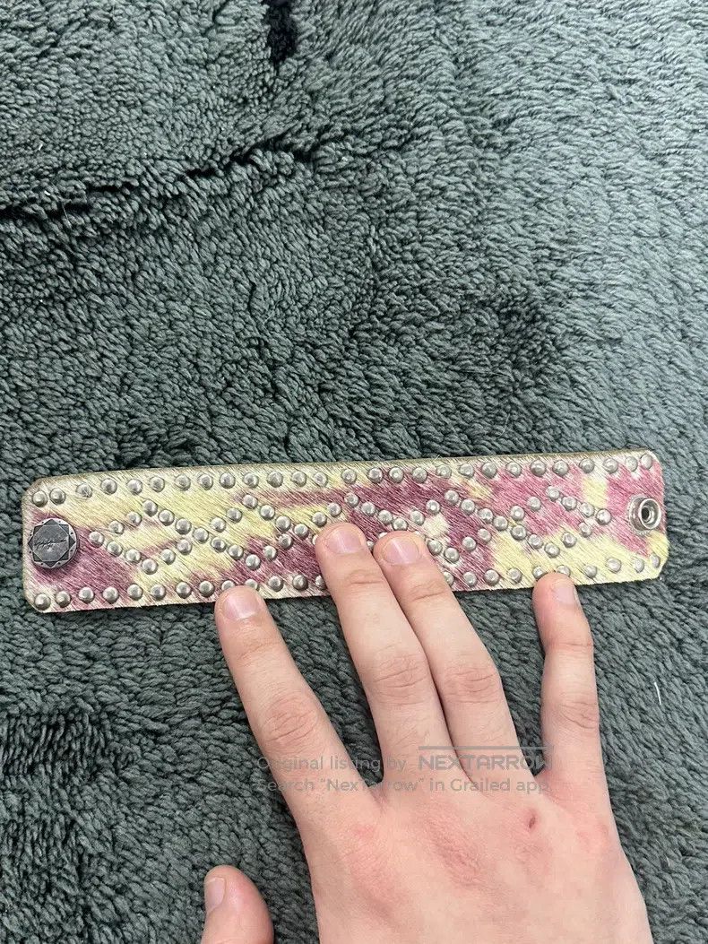 Yohji Yamamoto Yohji Yamamoto Studded Horse Hair Bracelet Size ONE SIZE - 3 Thumbnail
