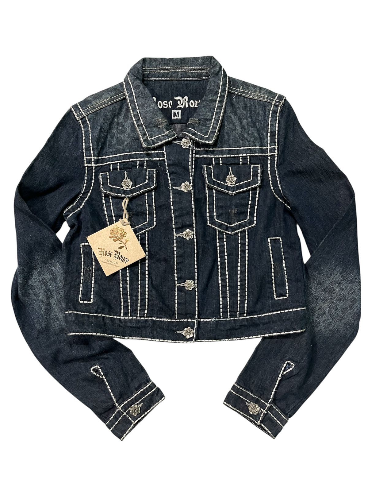 Japanese Brand Rose Royce Cross Logo Trucker Jeans Size M / US 6-8 / IT 42-44 - 3 Thumbnail