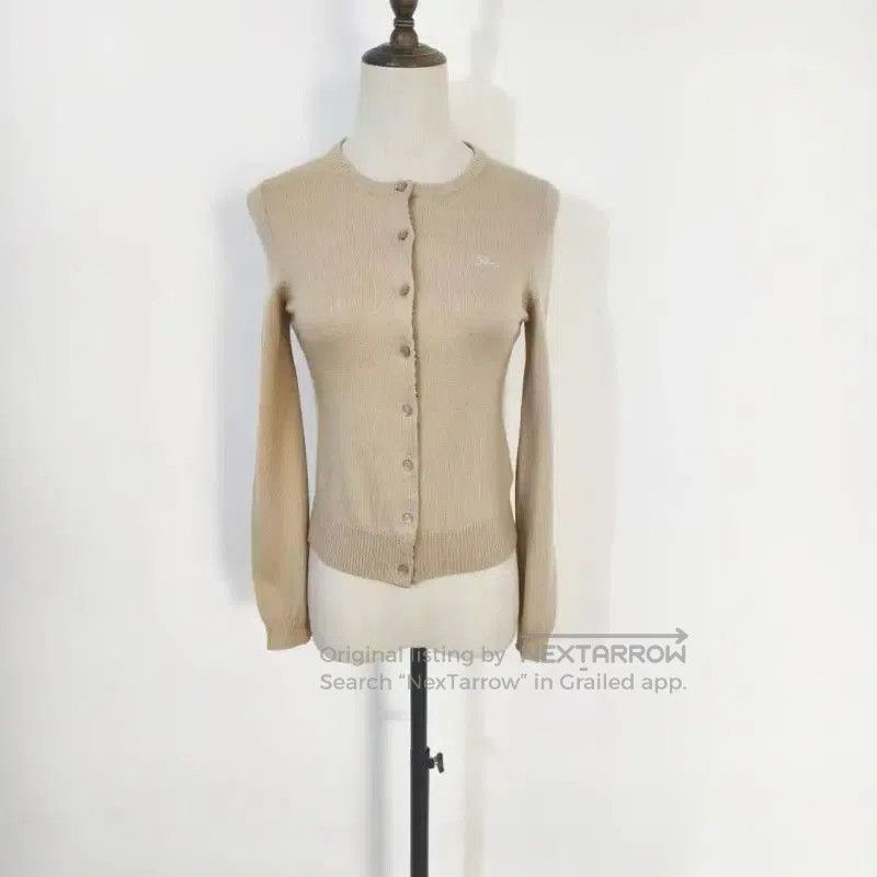 Burberry Burberry Women's Khaki Wool Cardigan. Size M / US 6-8 / IT 42-44 - 1 Thumbnail