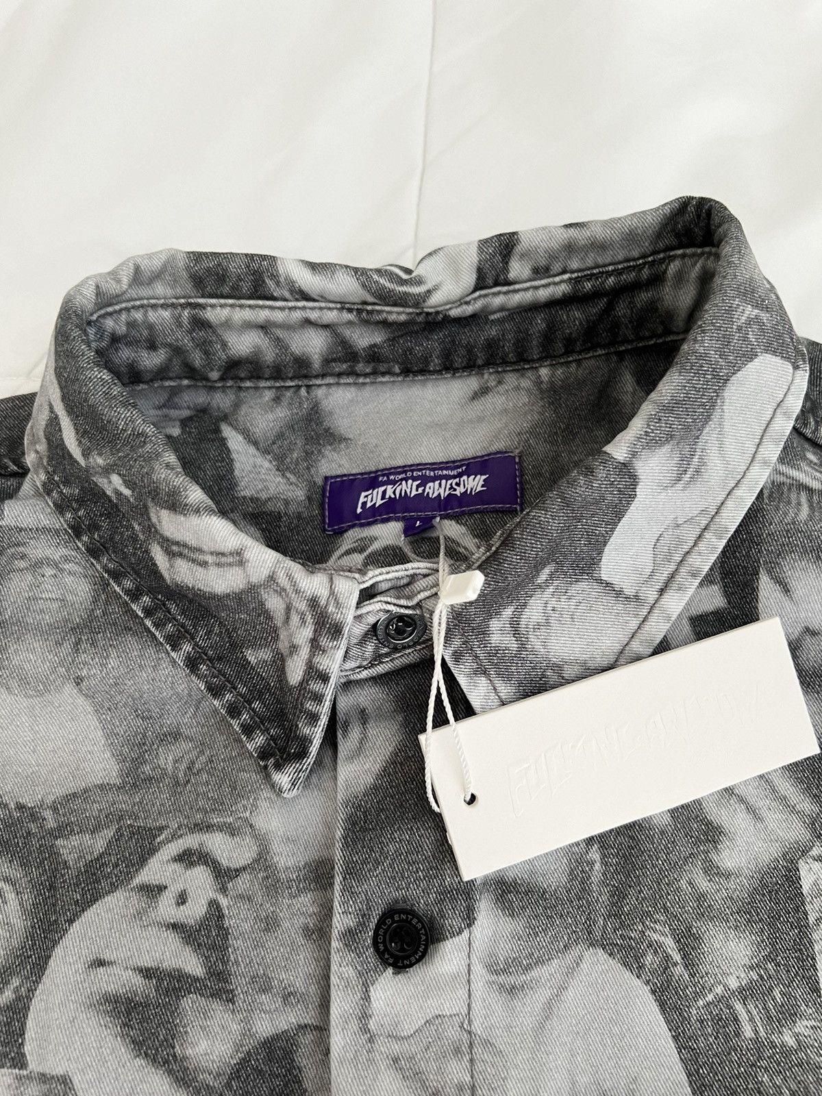 Fucking Awesome Fucking Awesome Praying Kids Twill Shirt Size US L / EU 52-54 / 3 - 5 Thumbnail