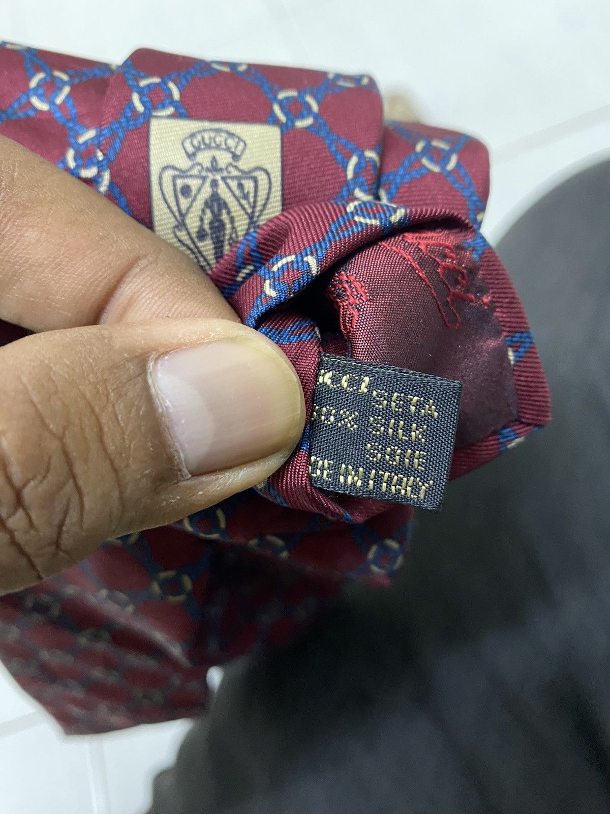 Burberry Vintage Burberrys & Gucci neck tie combo sale Size ONE SIZE - 7 Thumbnail