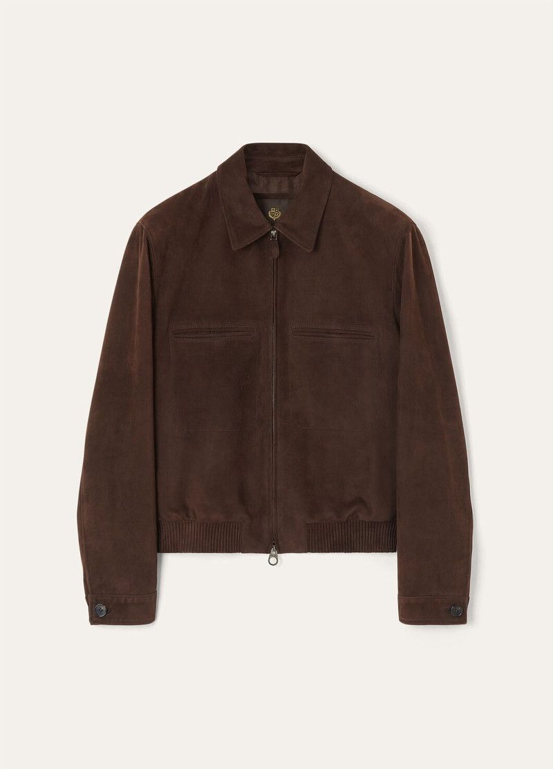 o1w1db10226 FAP2260 Kane Bomber Jacket in Brown
