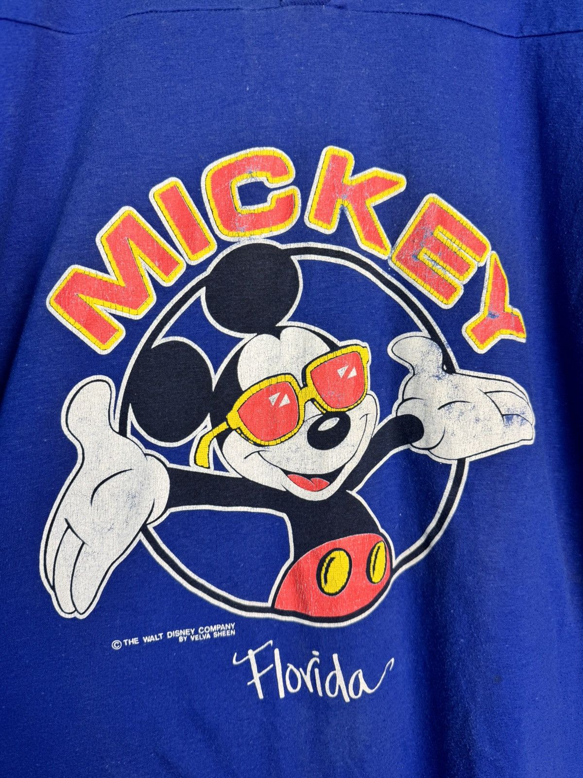 Velva Sheen Vintage 80s Mickey Mouse T Shirt Large Velva Sheen Size US XL / EU 56 / 4 - 2 Thumbnail