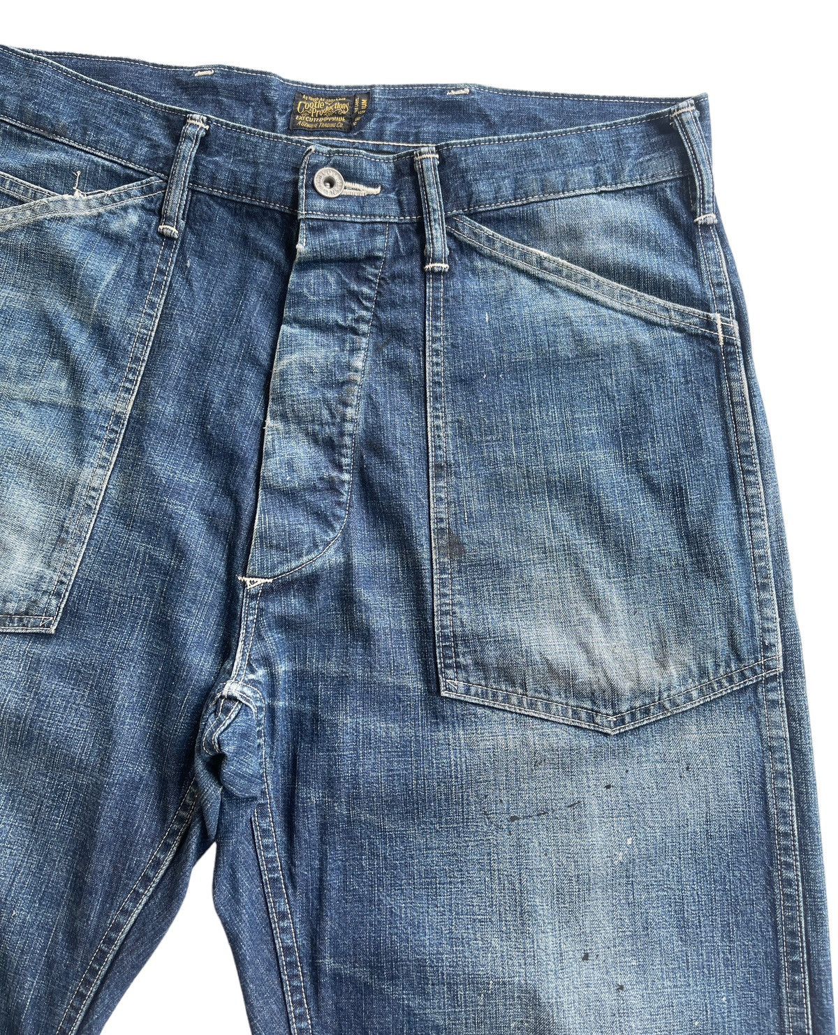 Japanese Brand Cootie Productions Baker Denim Size US 33 - 9 Thumbnail