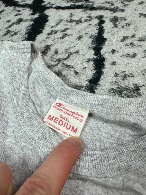 Champion Champion Reverse Weave T-shirt Gray Logo M Size US M / EU 48-50 / 2 - 4 Thumbnail