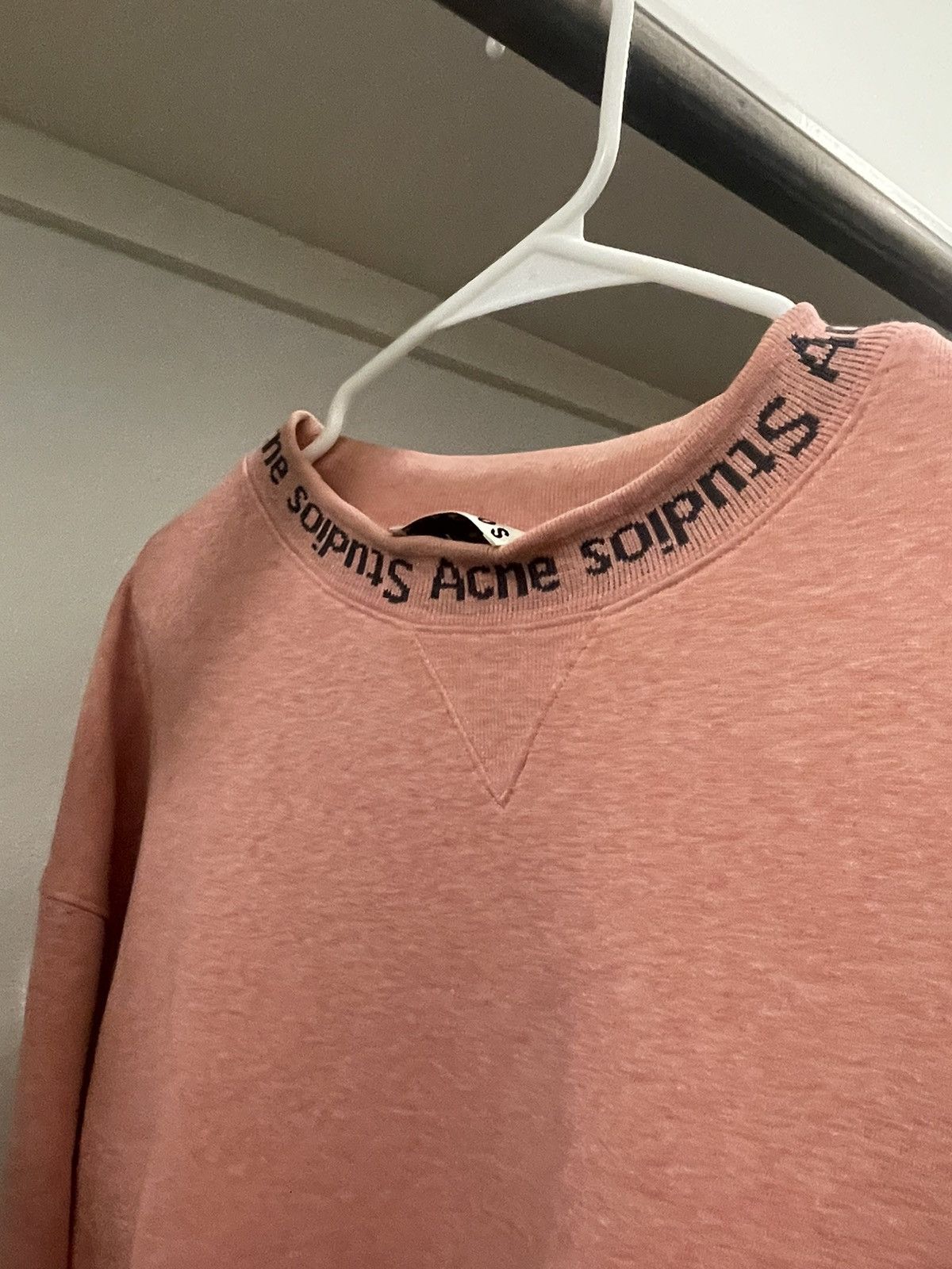 Acne Studios - Logo Neck Crewneck (**Read Description)