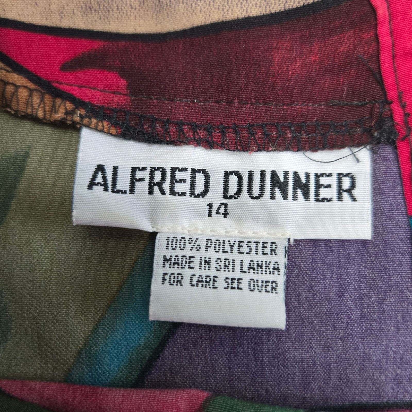 Other Alfred Dunner Abstract Print Blouse Late 90s Size 14 Size XL / US 12-14 / IT 48-50 - 5 Thumbnail
