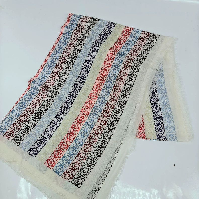 Loewe LOEWE size 70*200cm Scarf, made of mulberry silk Size ONE SIZE - 2 Thumbnail