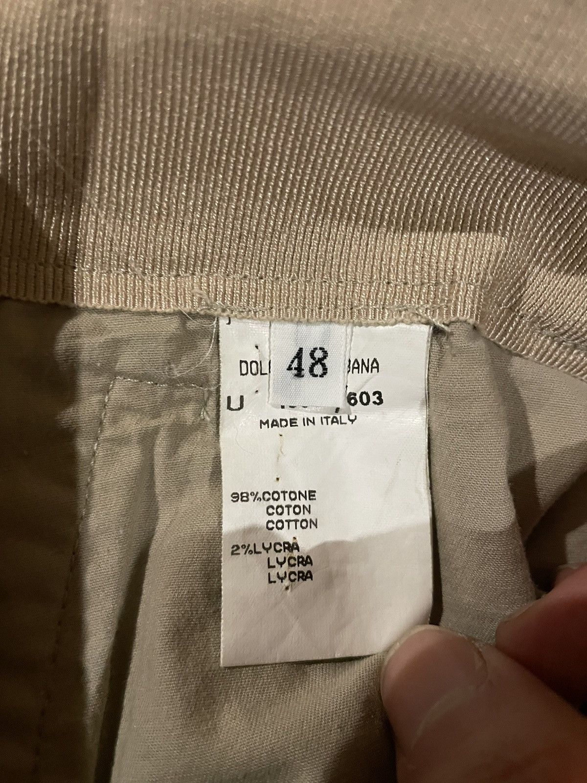 Dolce & Gabbana 2000s Wide Cotton Flight Pants Size US 32 / EU 48 - 10 Thumbnail