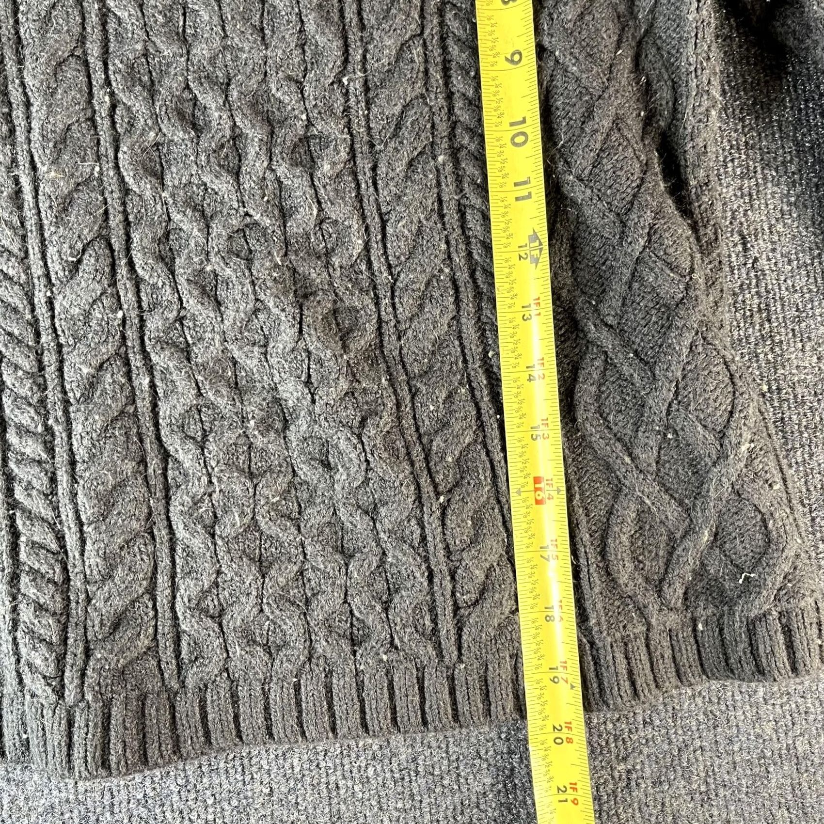 Uniqlo Uniqlo Sweater Womens XS Gray Cable Knit Crewneck Wool Blend Pullover Chunky Size XS / US 0-2 / IT 36-38 - 4 Thumbnail