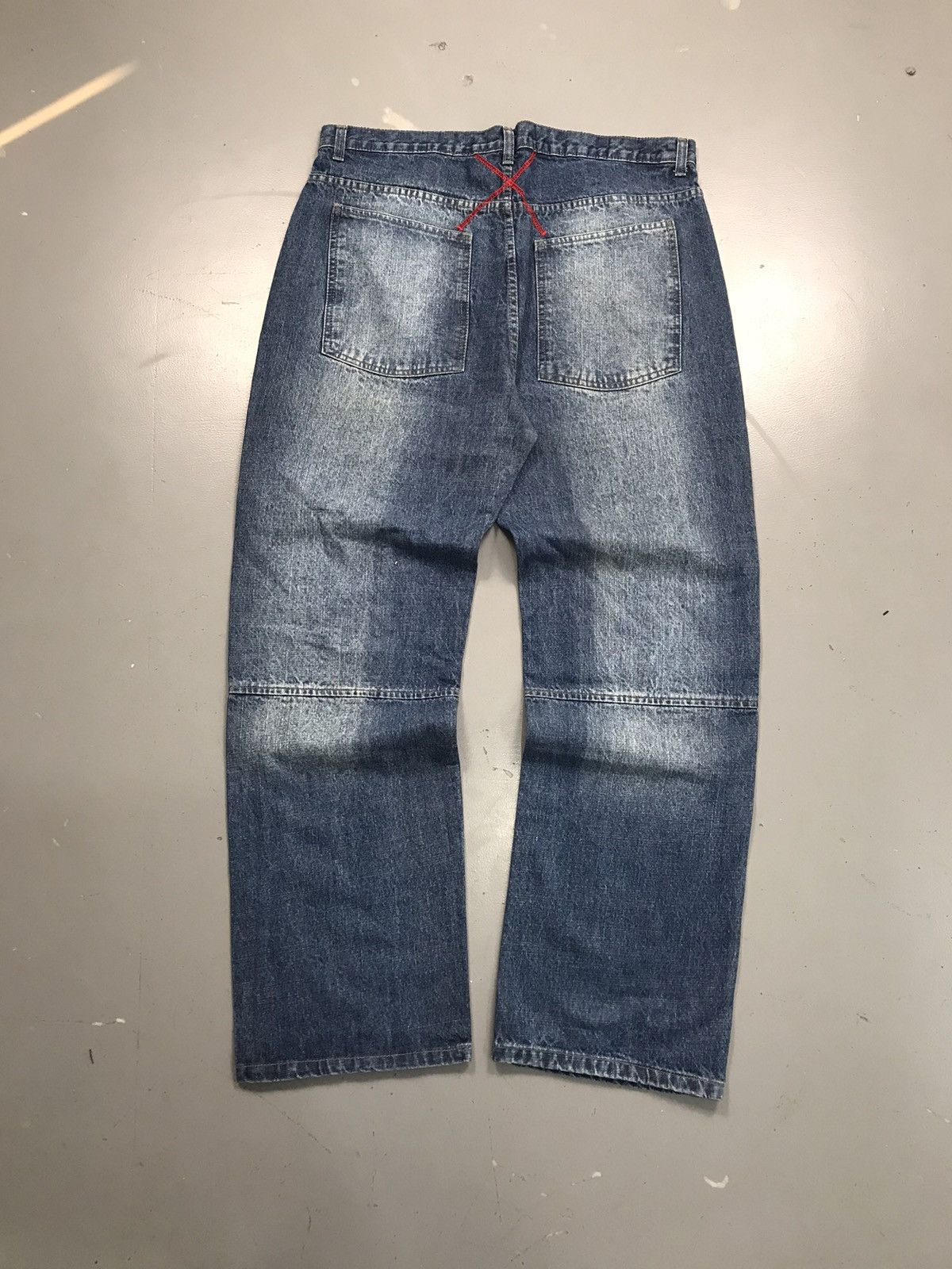 JNCO × Southpole × Vintage Vintage Deep impact SpellOut embroidered baggy fit denim Size US 39 - 7 Thumbnail