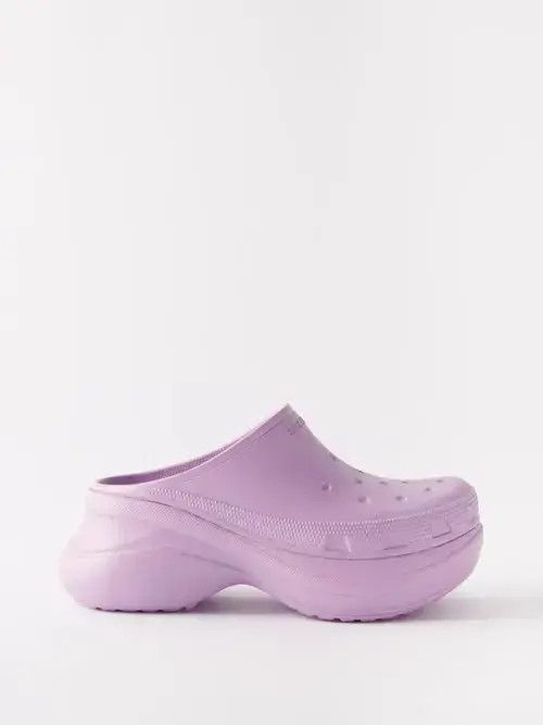 Balenciaga × Crocs o1s1rm1224 Crocs™ Mules in Purple Size US 6 / IT 36 - 1 Thumbnail