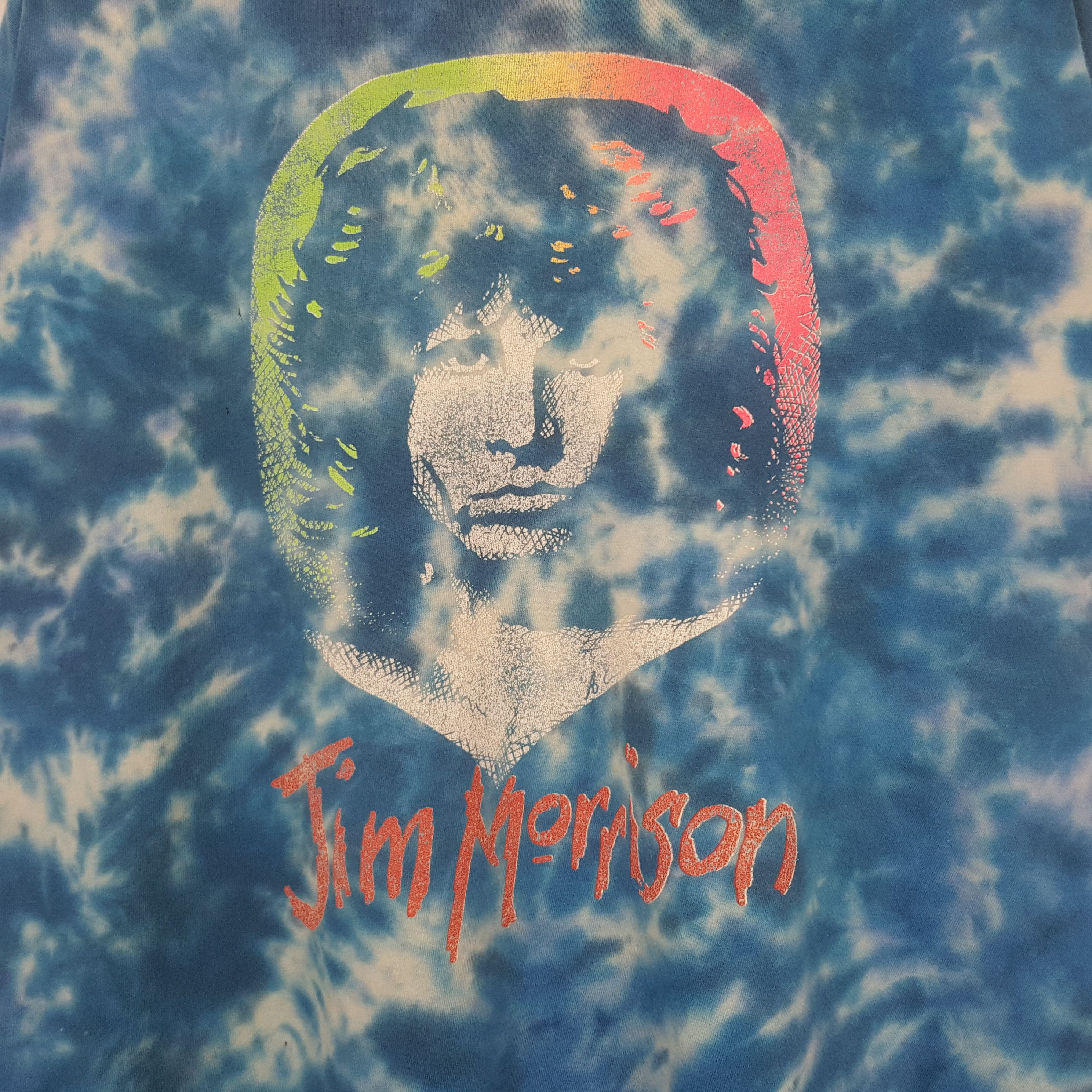 Band Tees Vintage Jim Morison American Solo Singer Tiedye Tshirt RR1 Size US XXL / EU 58 / 5 - 2 Thumbnail