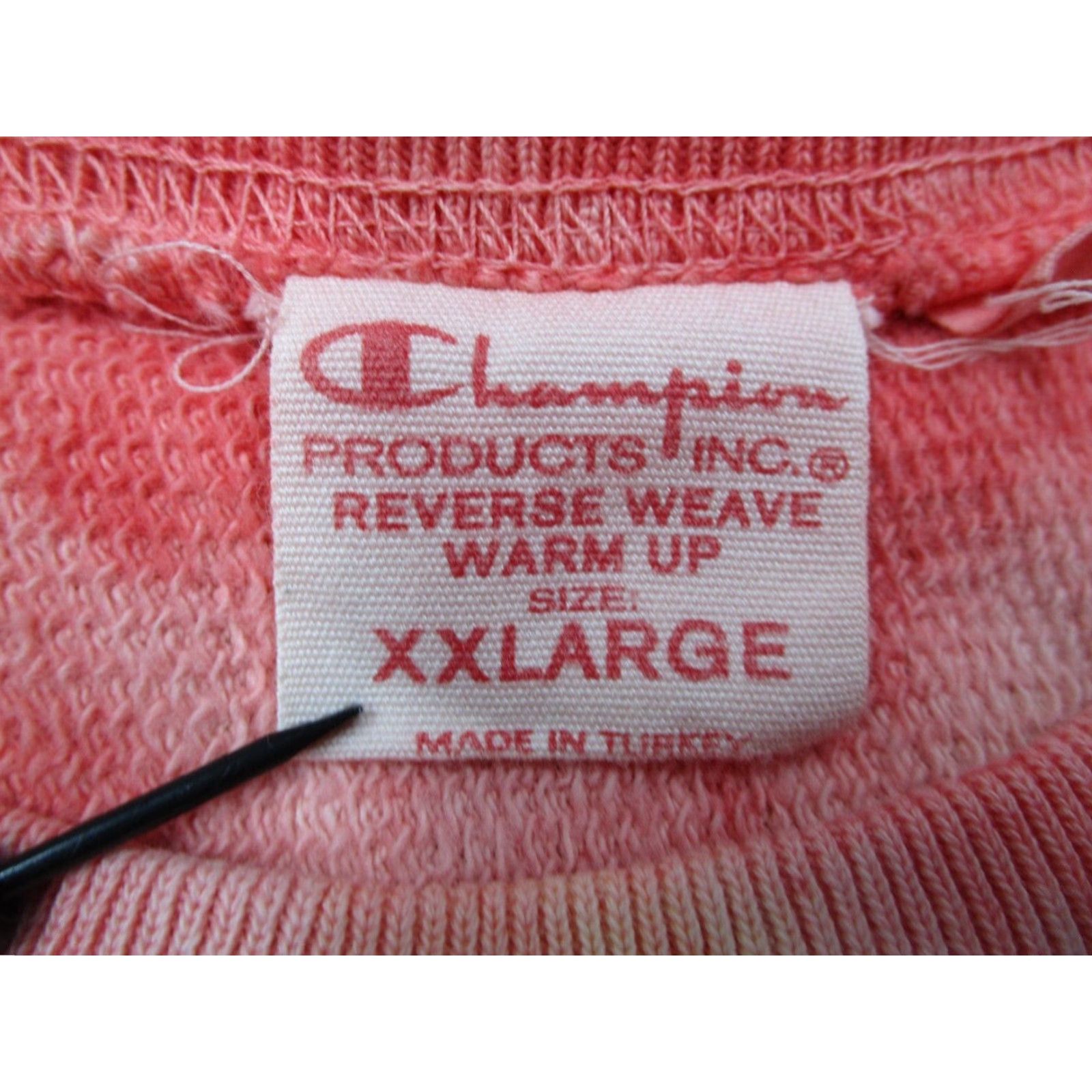 Champion VINTAGE Champion Sweatshirt Mens 2XL XXL Pink Tie Dye Reverse Weave Pullover Shirt Mens Pink Tie Dye Reverse Weave Sweatshirt Size US XXL / EU 58 / 5 - 2 Thumbnail