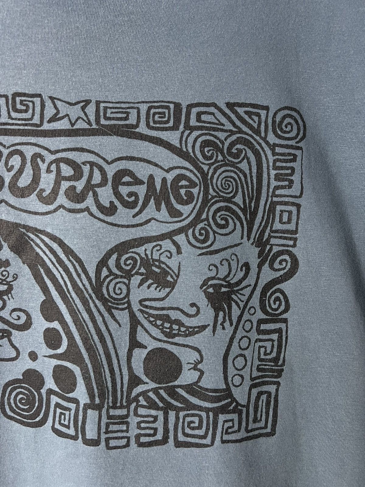 Supreme 🔥 Supreme Psychedelic Faces T-Shirt Rare Graphic — Blue Tee Size US L / EU 52-54 / 3 - 4 Thumbnail