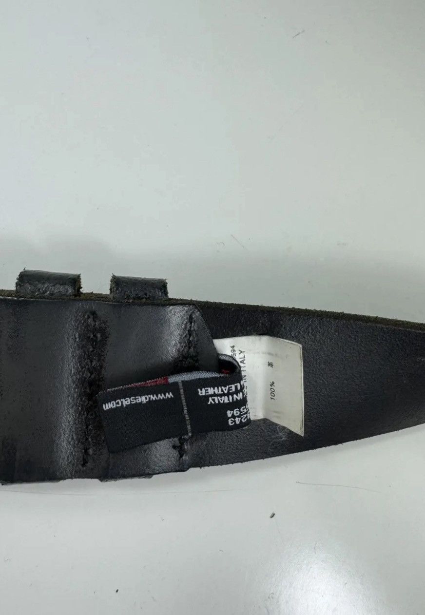 Diesel Diesel Vintage Y2k leather double buckle belt punk Size ONE SIZE - 7 Thumbnail