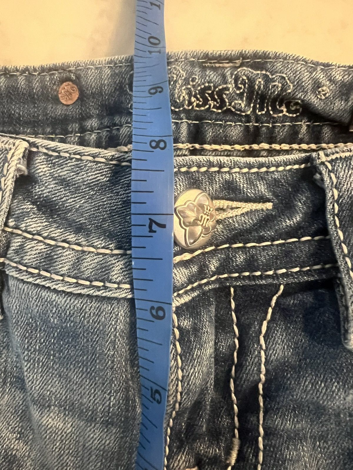 Miss Me Miss Me Jeans Women’s 25 Skinny Rhinestone Jeans Y2K Size 25" / US 0 / IT 36 - 6 Thumbnail
