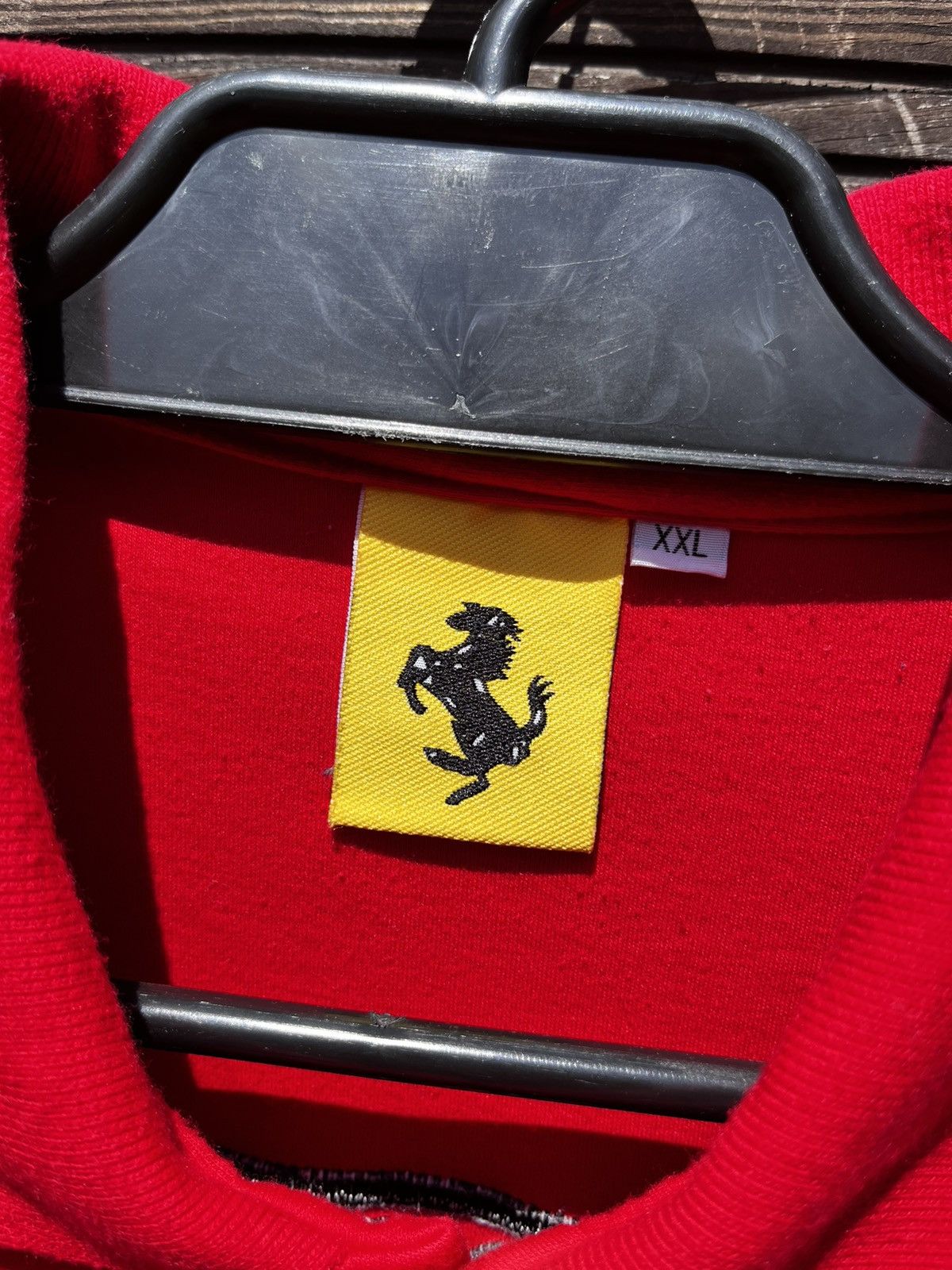 Vintage 🏎️ VINTAGE FERRARI F1 BIG LOGO NASCAR RACING STREETWEAR POLO Size US XXL / EU 58 / 5 - 5 Thumbnail