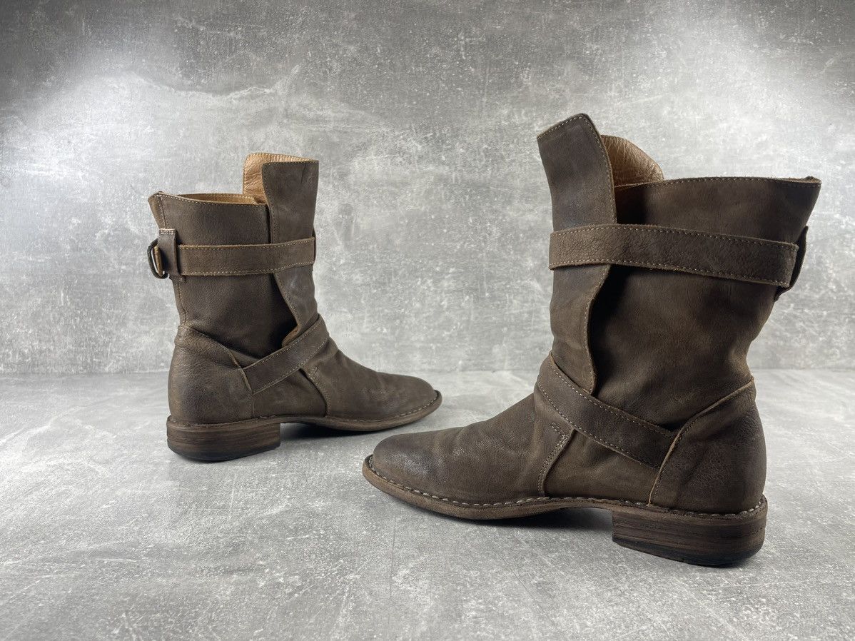 Fiorentini + Baker Fiorentini + Baker Leather Engineer Belted Brown Boots Size US 7 / IT 37 - 5 Thumbnail