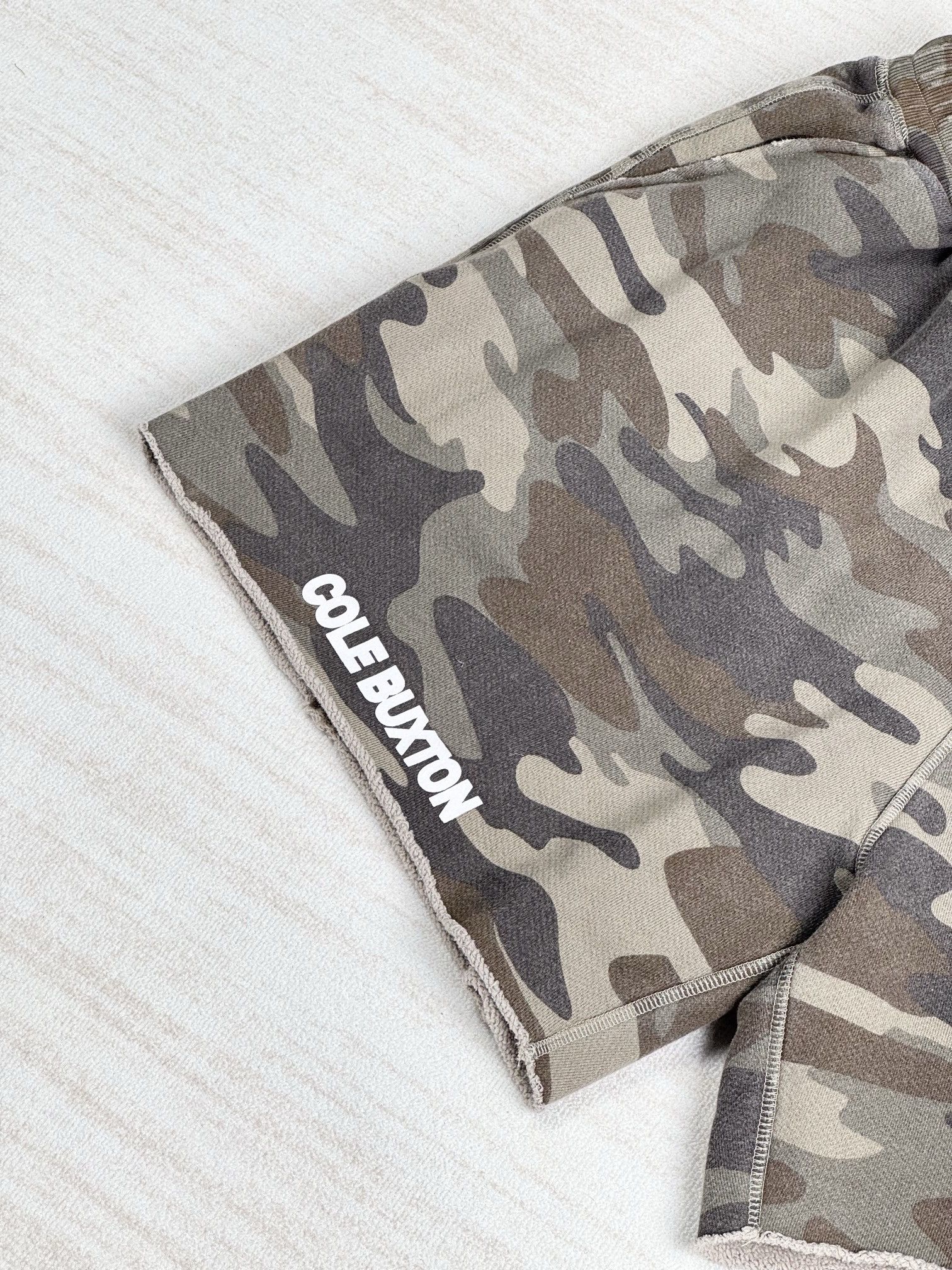Cole Buxton camo sweat shorts M Size US 32 / EU 48 - 3 Thumbnail