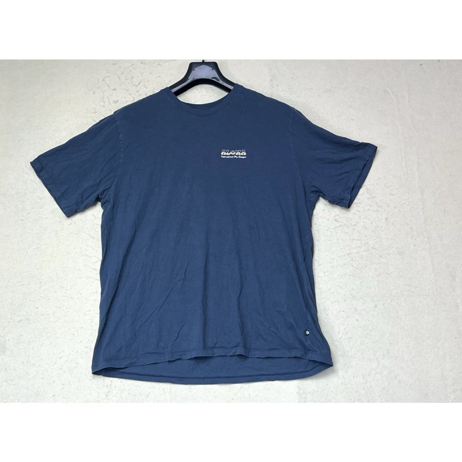 ALOHAS IPD Co. Graphic T-Shirt Mens XL Blue Short Sleeve Ipd Company Logo Surf Music Modern Regular Cotton Crew Neck Size US XL / EU 56 / 4 - 2 Thumbnail