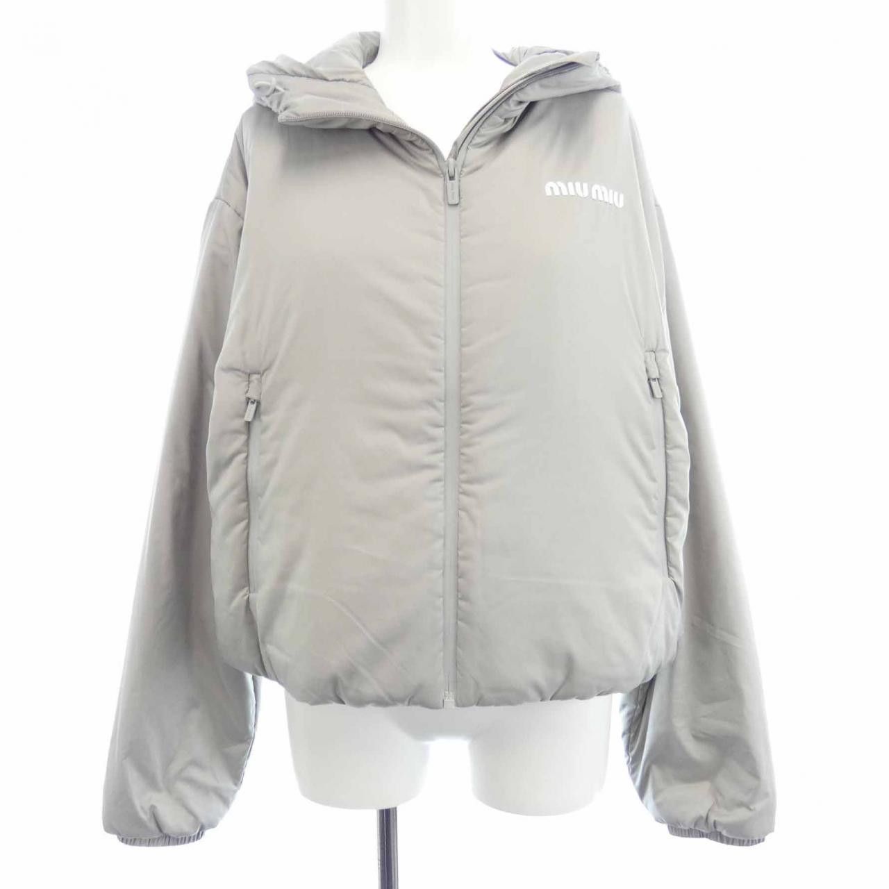 Miu Miu Miu Miu Miu Miu Technical Pongee Down Jacket Others Outerwear ML1156 SOOO 16ML DUTY FREE for USA Size ONE SIZE - 1 Thumbnail