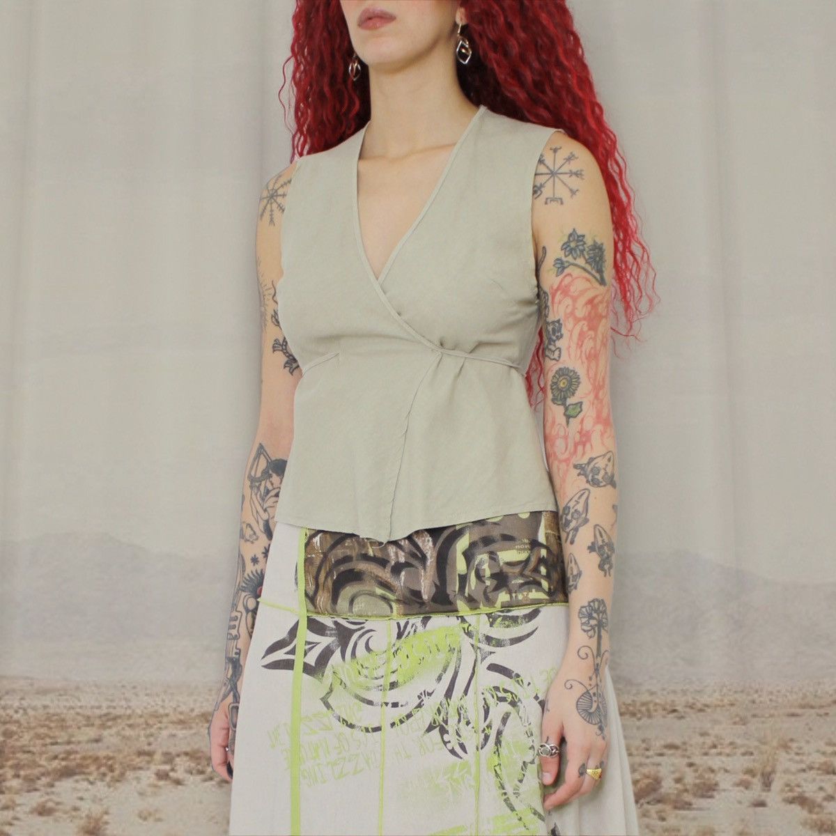 Other 🪲LINEN WRAP TOP🪲 Size M / US 6-8 / IT 42-44 - 2 Thumbnail