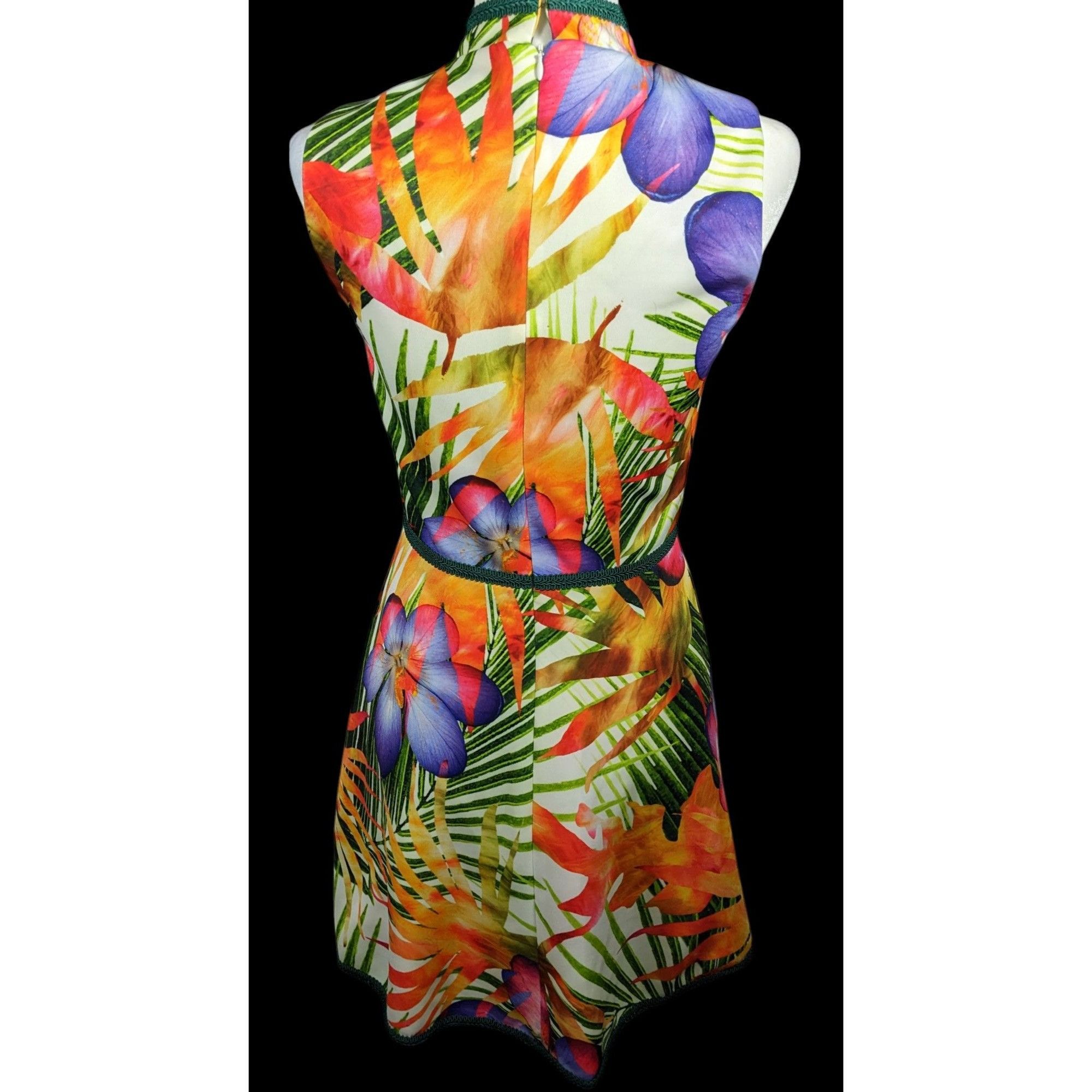 Other Raul Penaranda Tropical Neo Print Stretch Italian Scuba Mini Size XS / US 0-2 / IT 36-38 - 2 Thumbnail