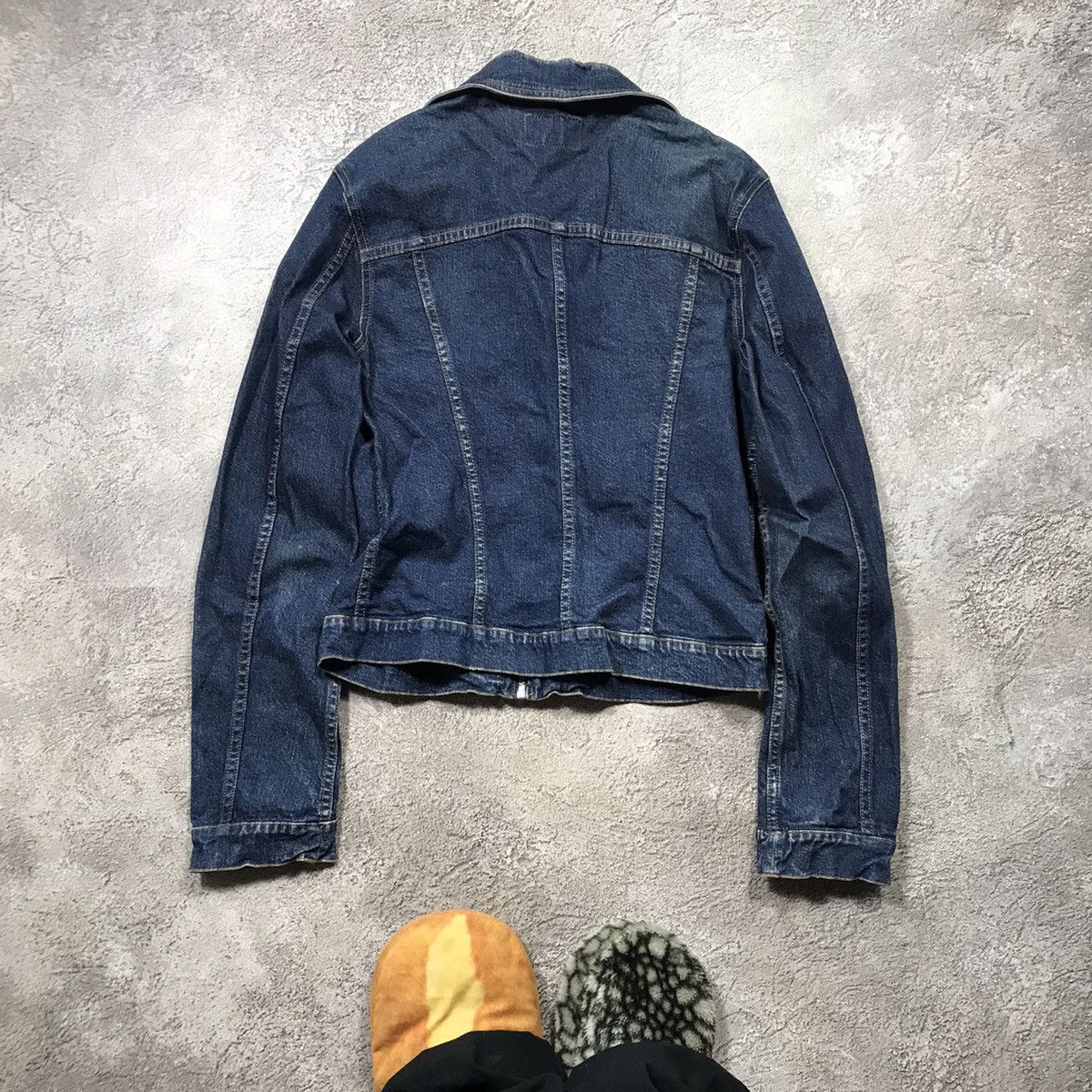 Vintage Vintage D&G Washed Blue Zip Up Jacket Y2K Streetwear Boxy M Size M / US 6-8 / IT 42-44 - 8 Thumbnail