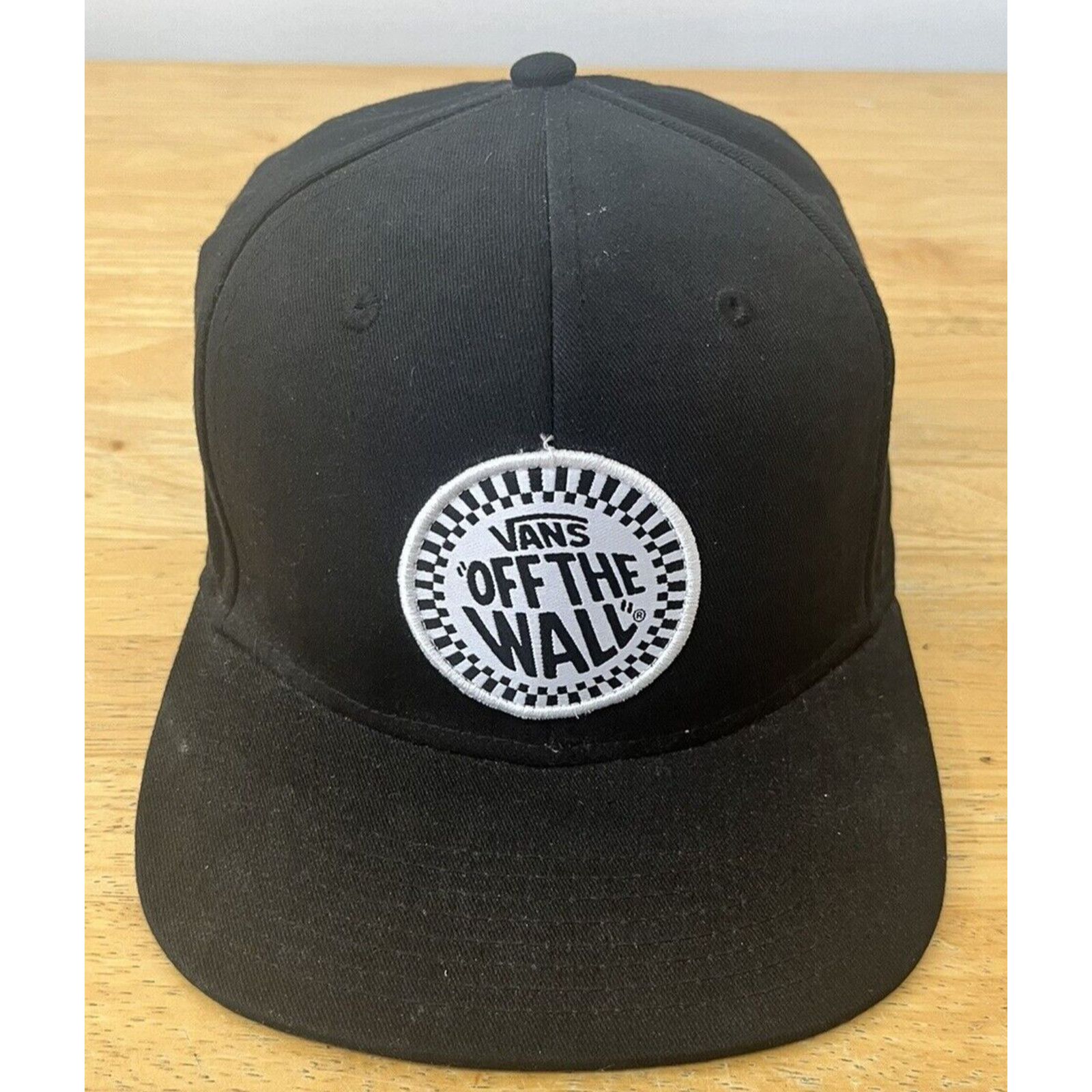 Vans MENS VANS BLACK SNAPBACK HAT ADJUSTABLE CAP OFF THE WALL Size ONE SIZE - 1 Thumbnail