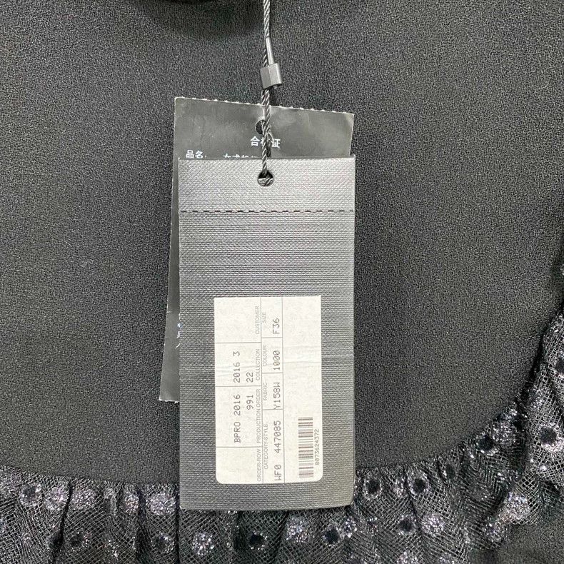 Saint Laurent Paris Saint Laurent Paris Black Dress 2505-Nextarrow Size XS / US 0-2 / IT 36-38 - 6 Thumbnail