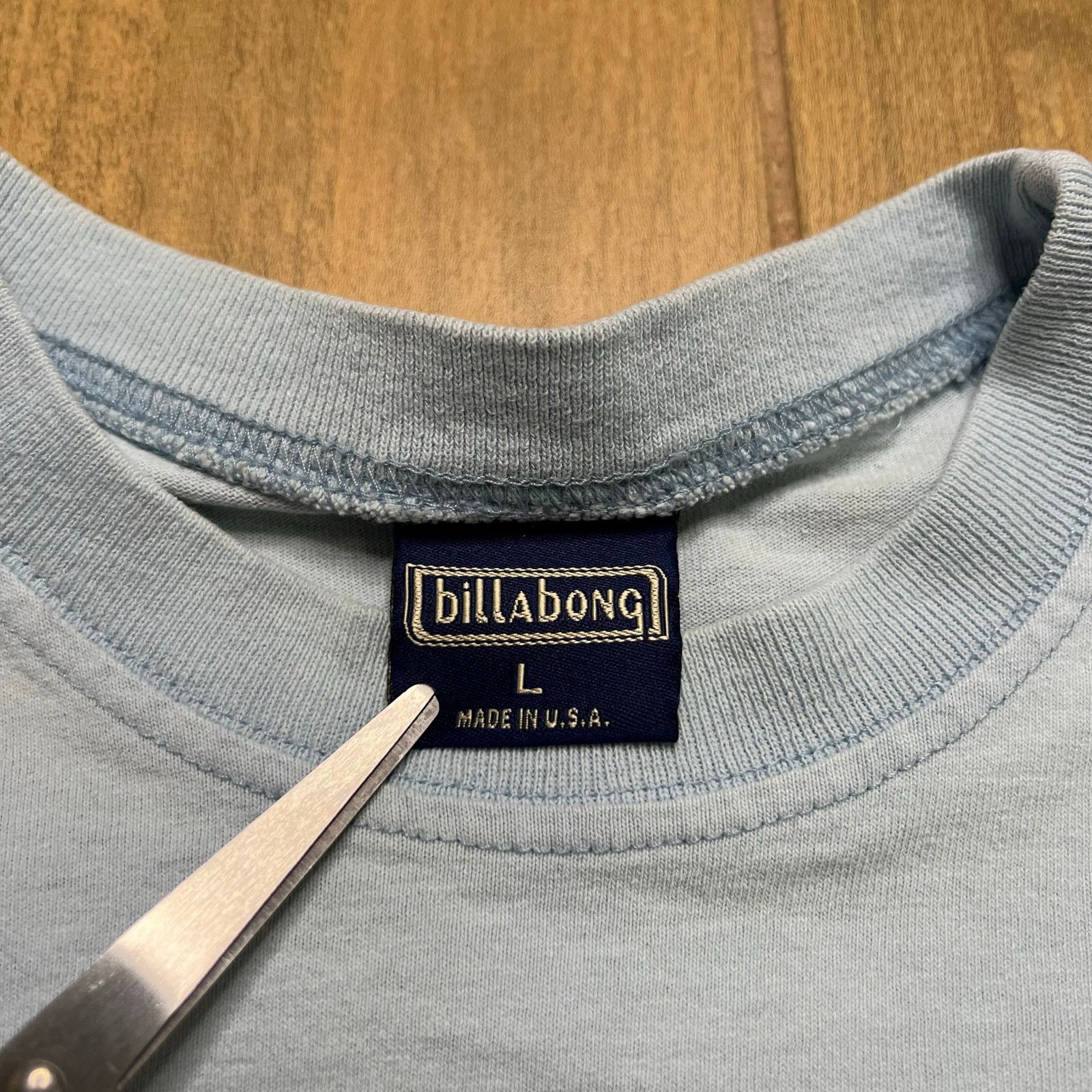 Billabong Vintage Billabong Long Sleeve Shirt Youth L Blue Surf Y2K Size XS / US 0-2 / IT 36-38 - 3 Thumbnail