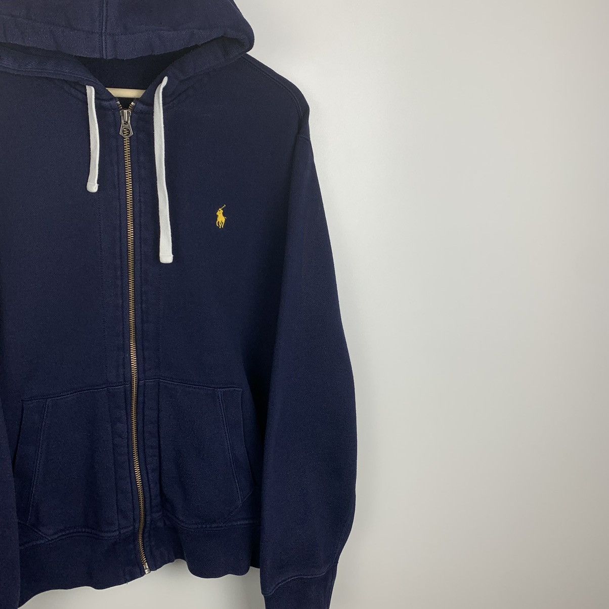 Polo Ralph Lauren Y2K Polo Ralph Lauren Full Zip Hoodie Yellow Pony Logo Size US L / EU 52-54 / 3 - 5 Thumbnail